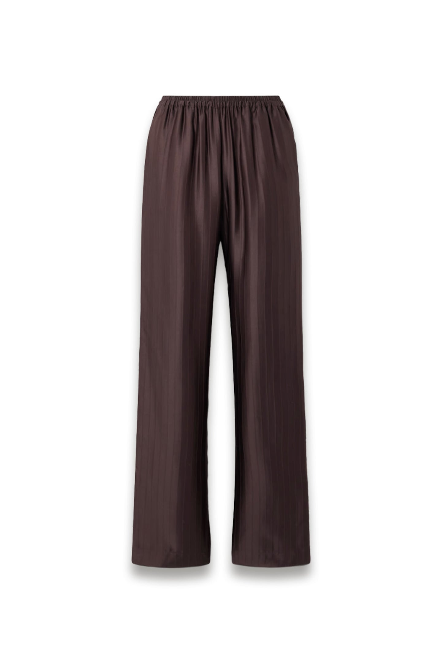 Kadala Paneled Satin Straight-leg Pants