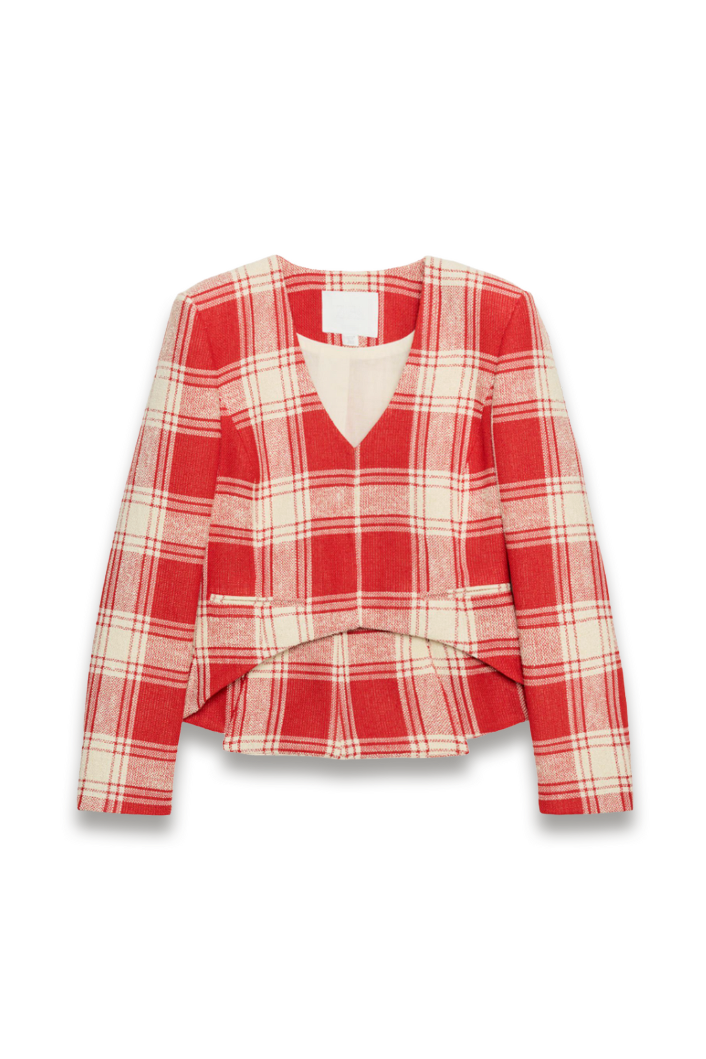 Fitted Check Jacket