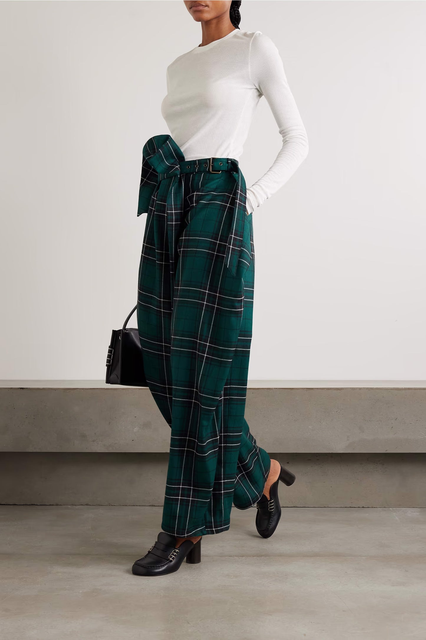 Ribbed modal-jersey T-shirt