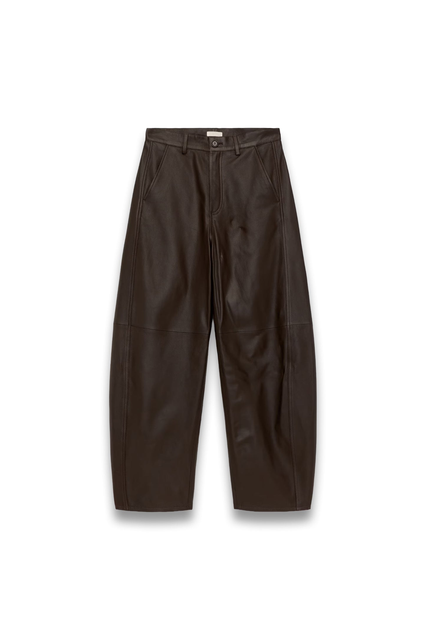 Barrel Leather Trousers