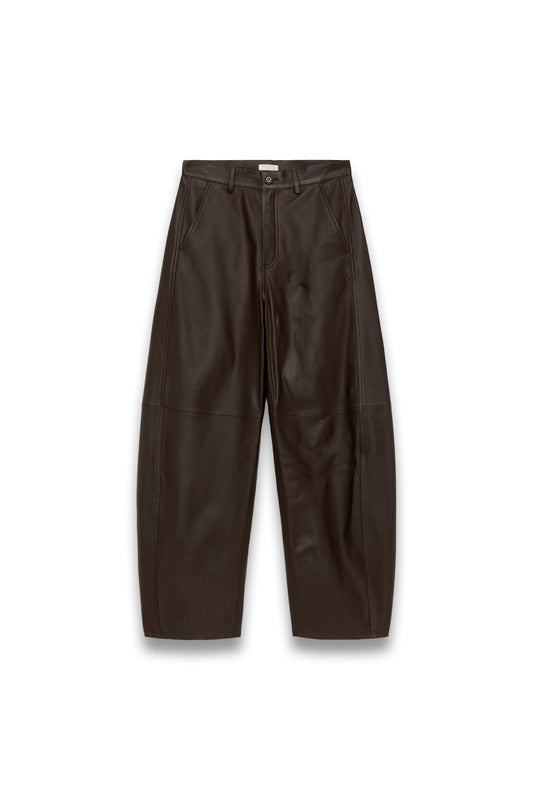 Barrel Leather Trousers