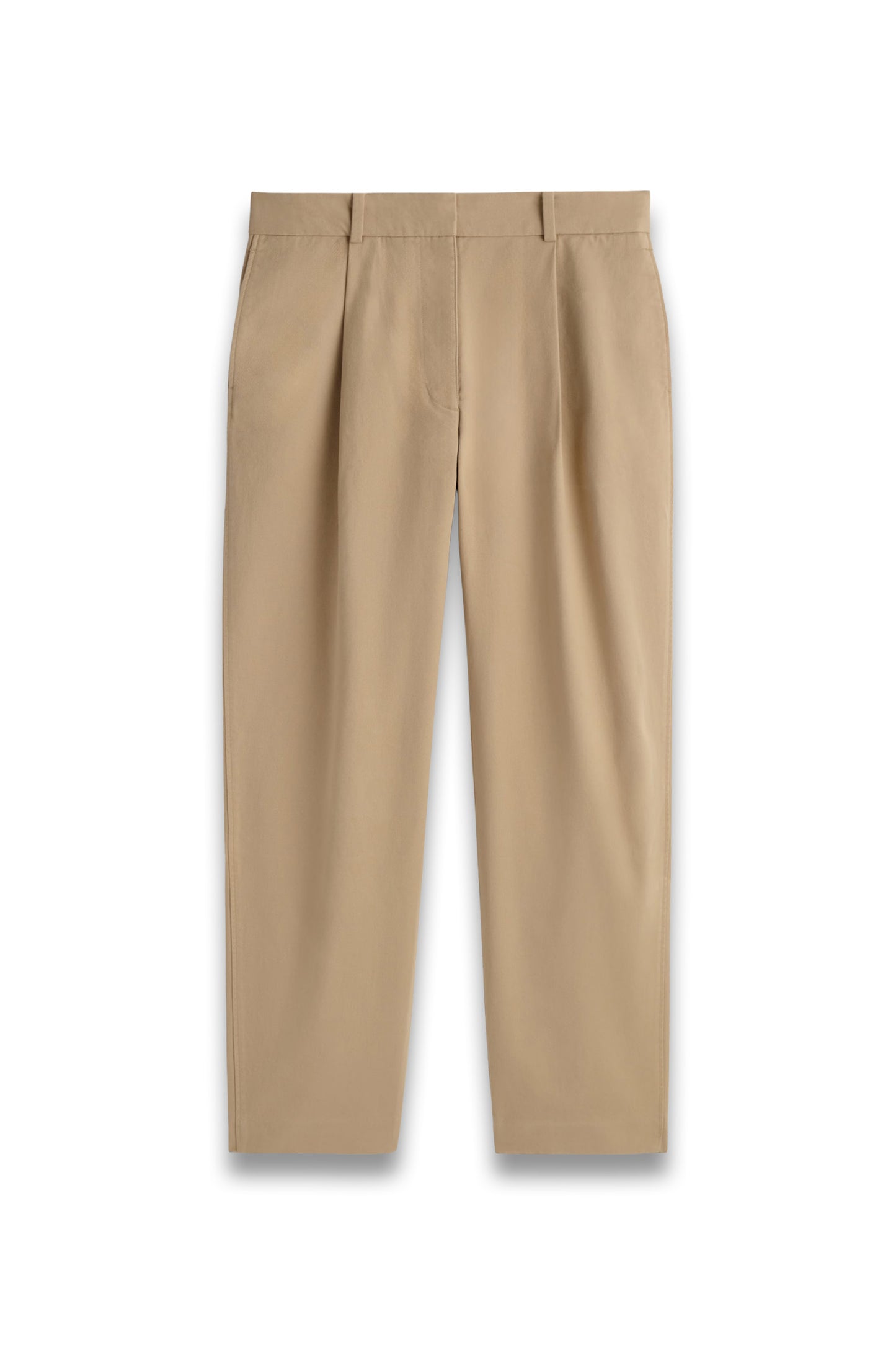 Cotton-twill Tapered Trousers