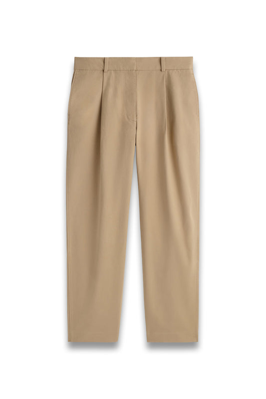 Cotton-twill Tapered Trousers