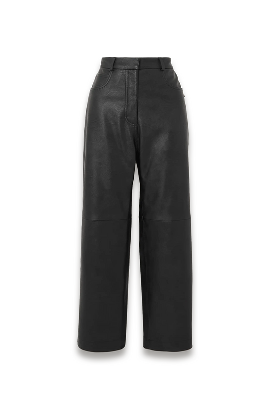 + NET SUSTAIN Vegetarian Leather Straight-leg Pants