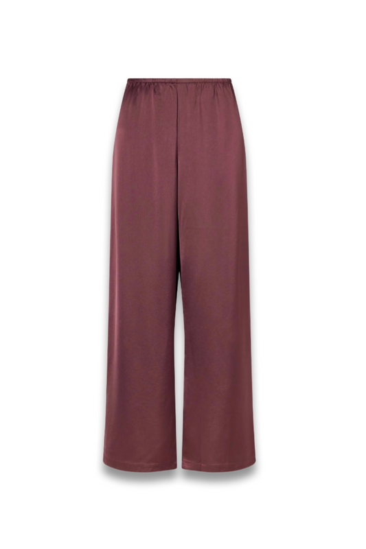 Barb Satin Wide-leg Pants