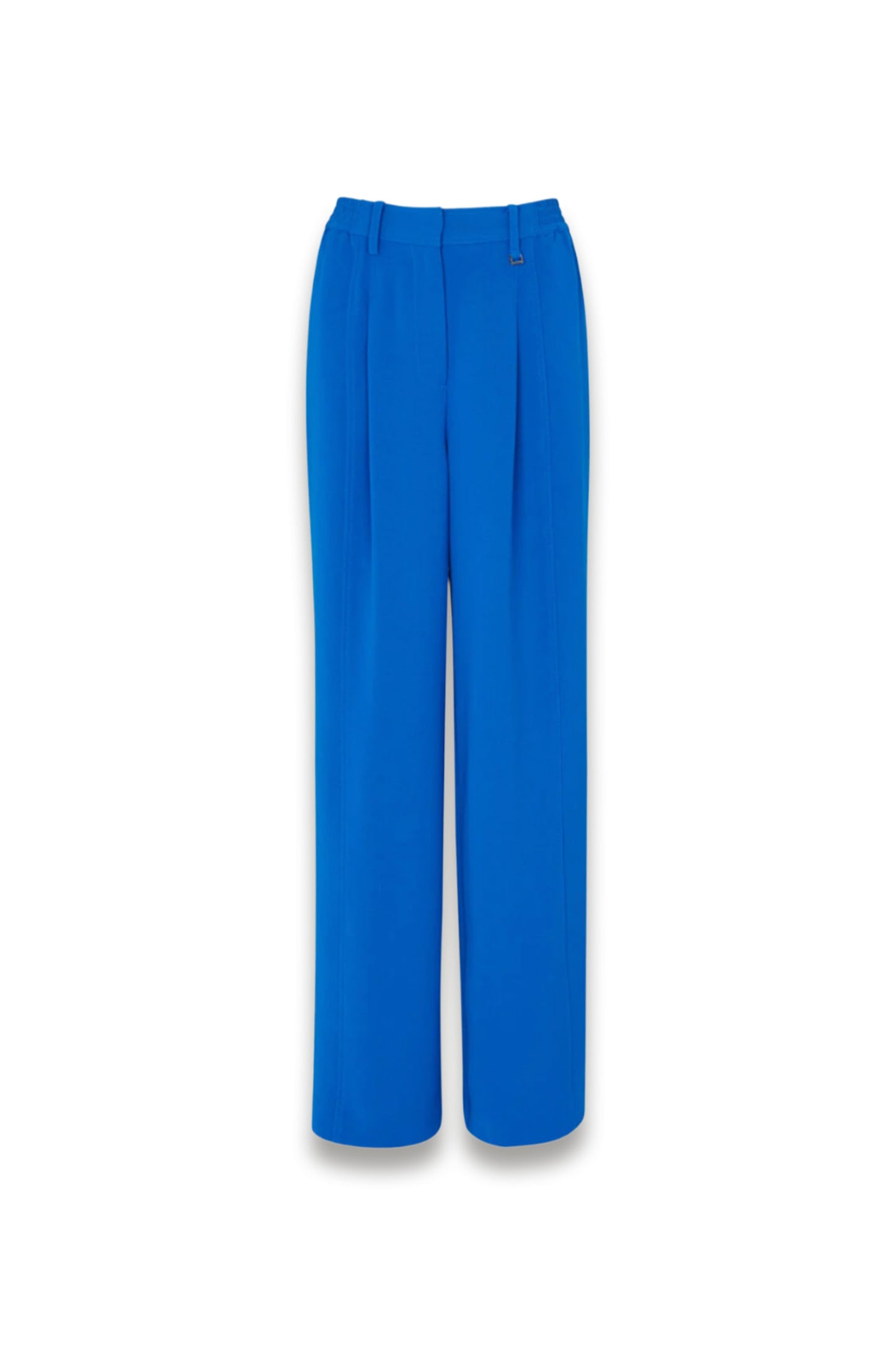 Blue Harper Crepe Wide Leg Trouser