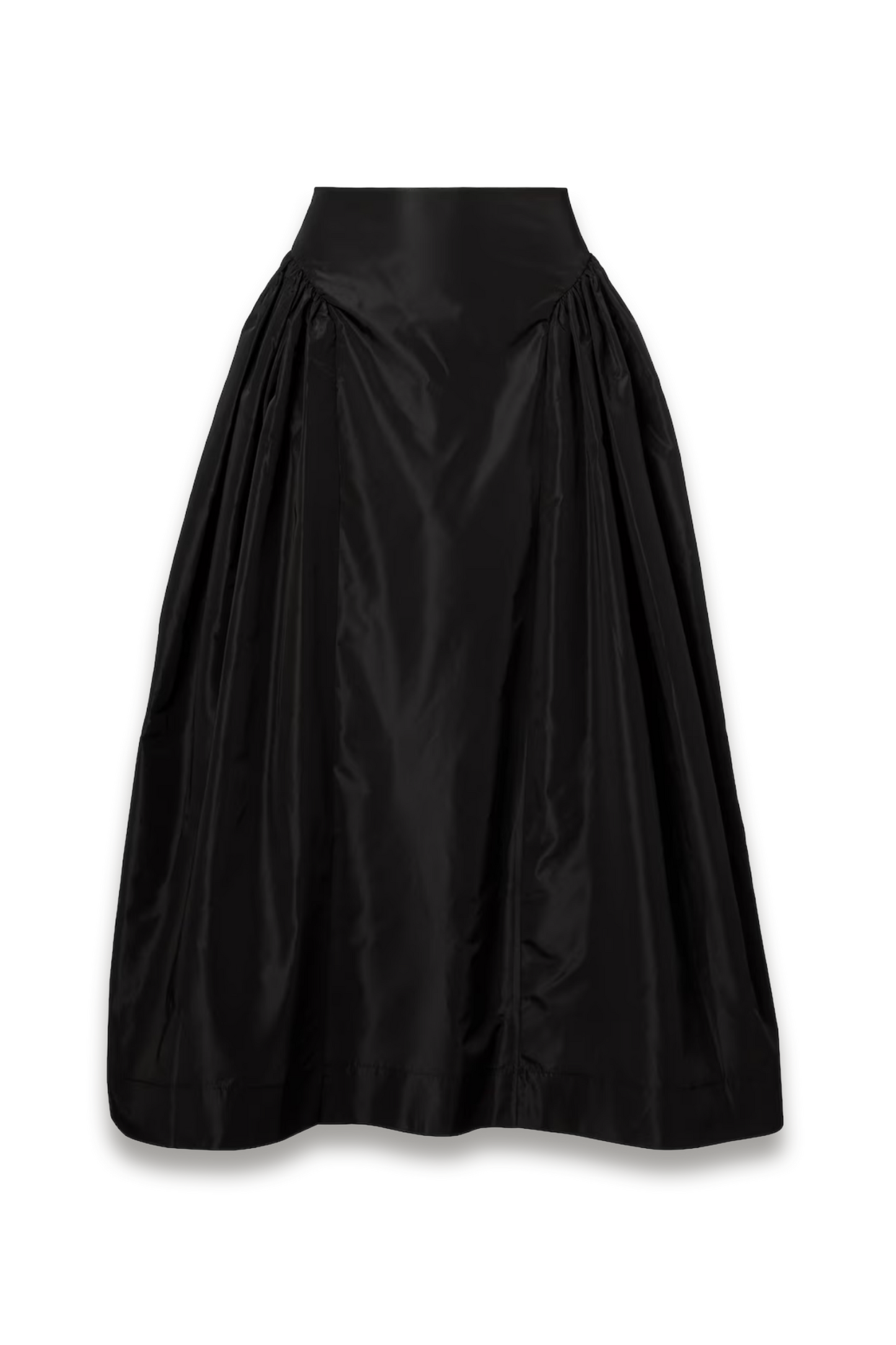 Taffeta Midi Skirt
