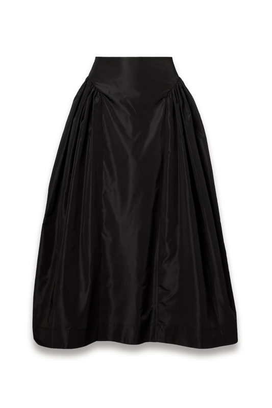 Taffeta Midi Skirt
