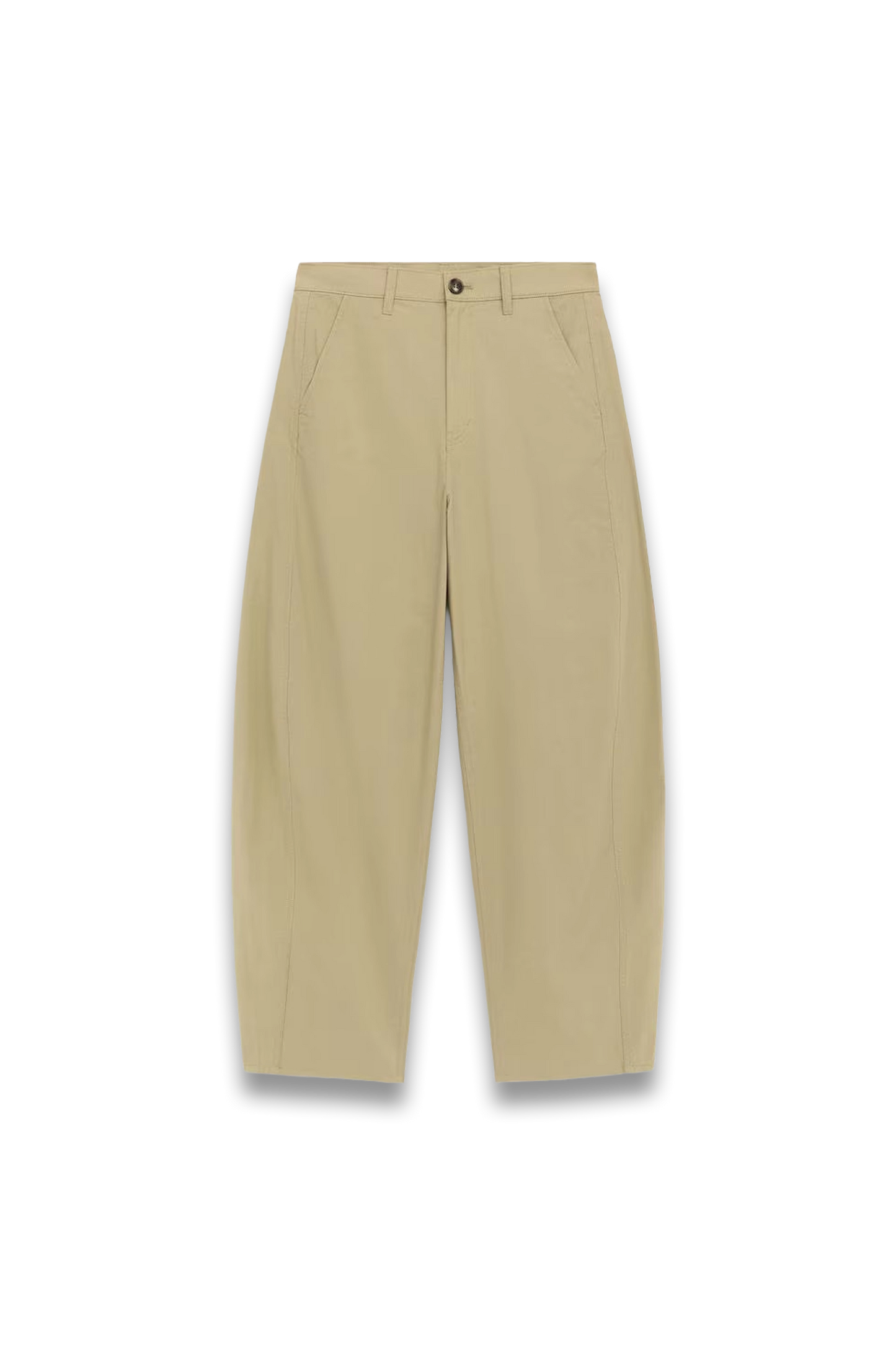 Barrel-leg Trousers