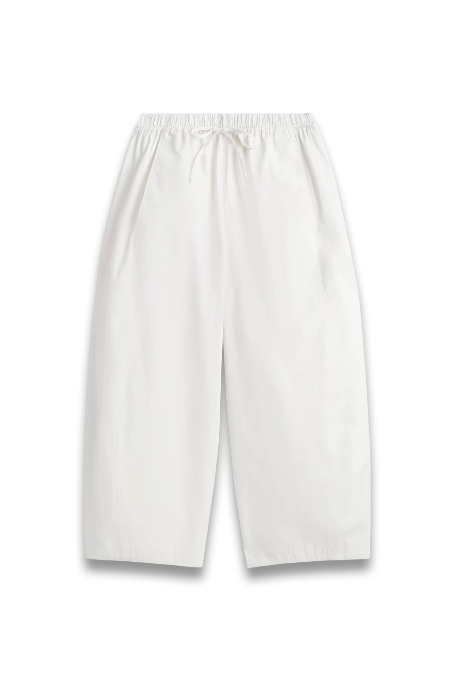 Elasticated Barrel-leg Trousers