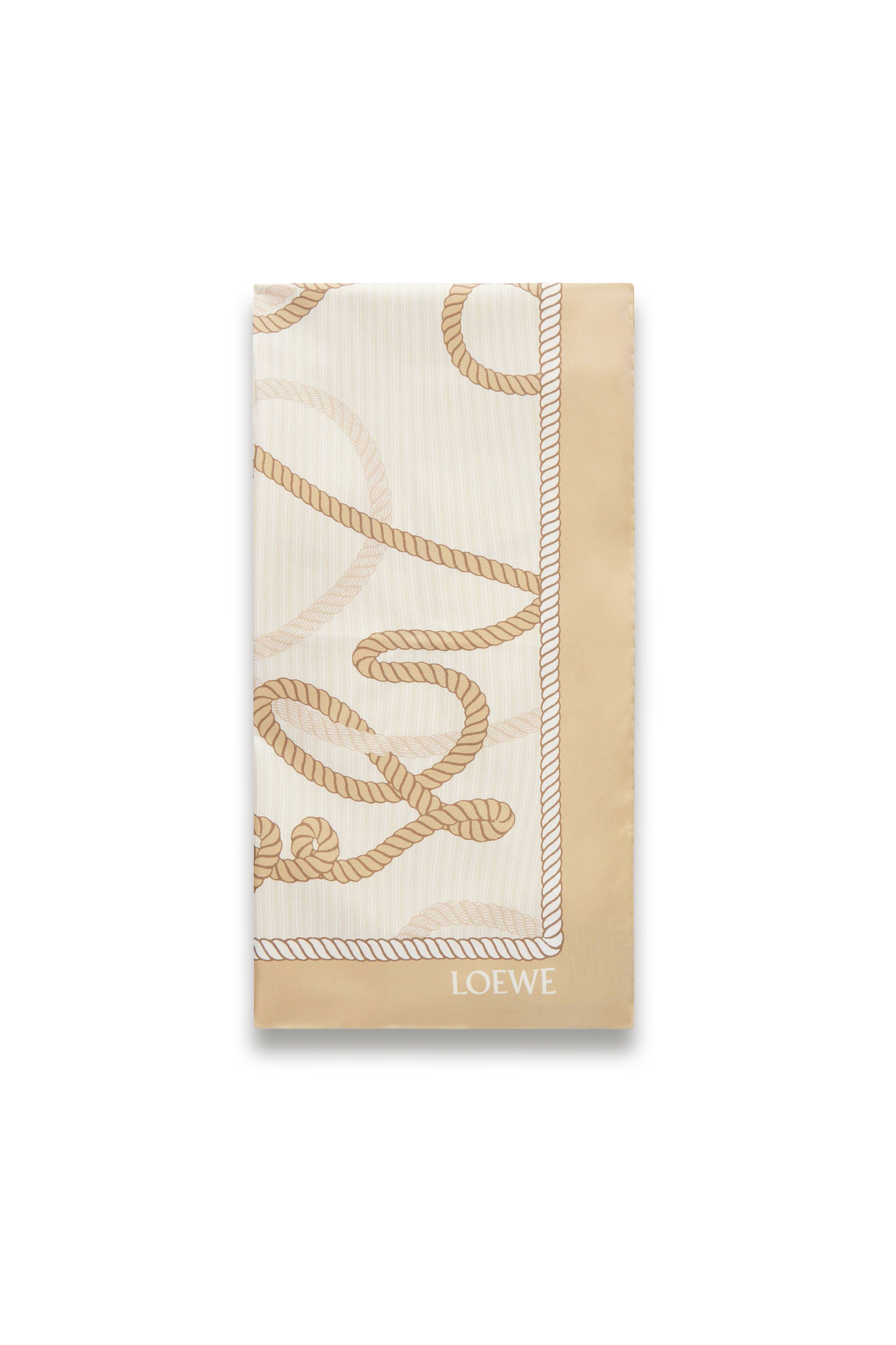 Printed silk scarf