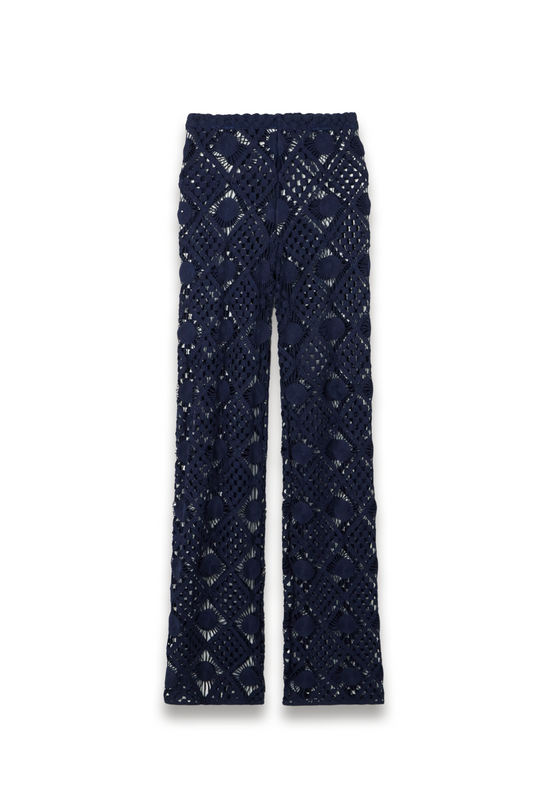 Playa Crocheted Cotton Pants