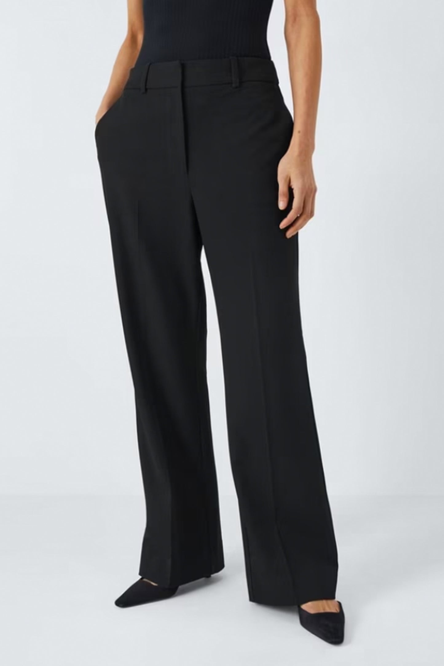 Straight-leg Tailored Trousers