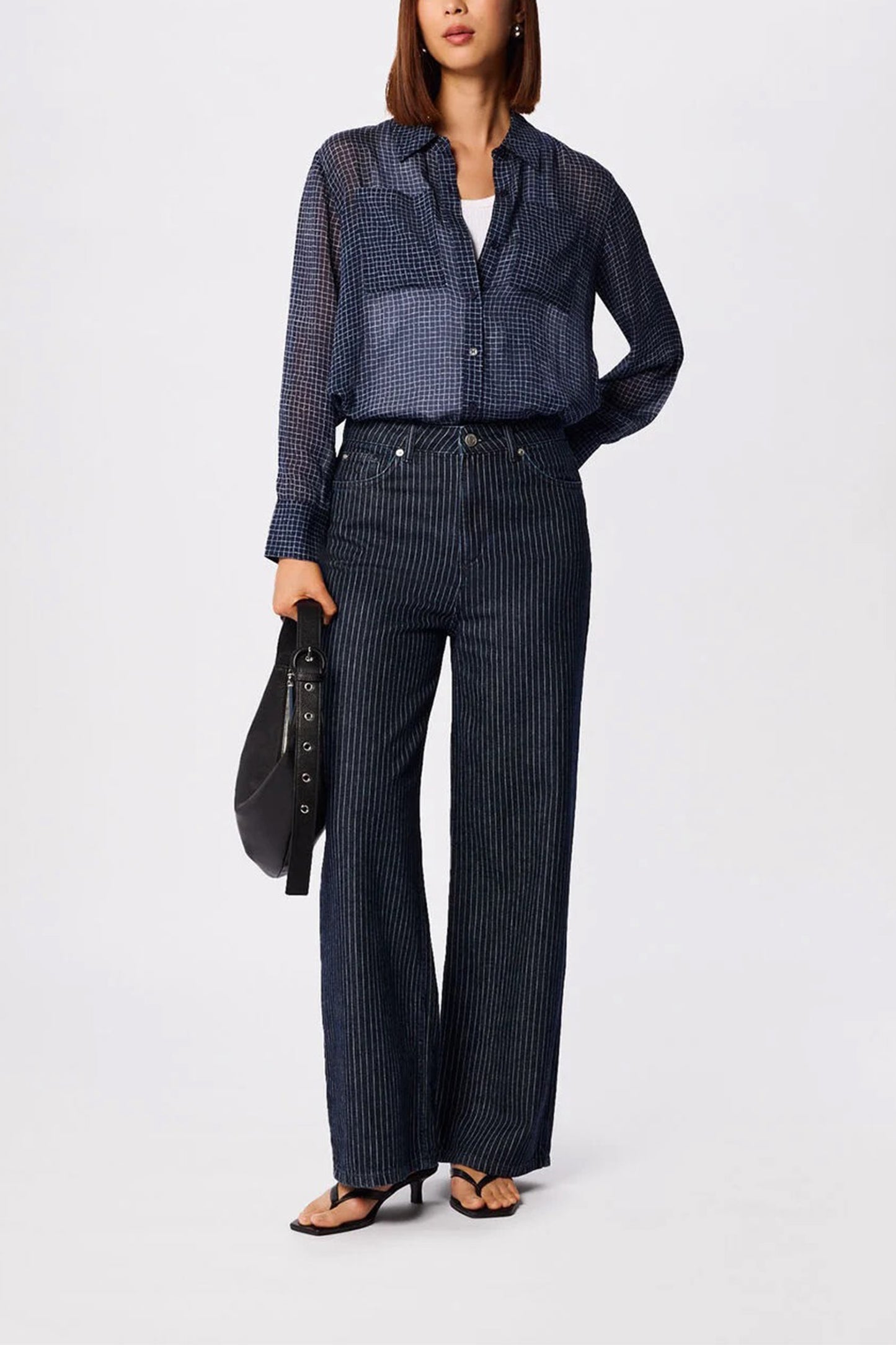Navy Authentic Stripe Jean
