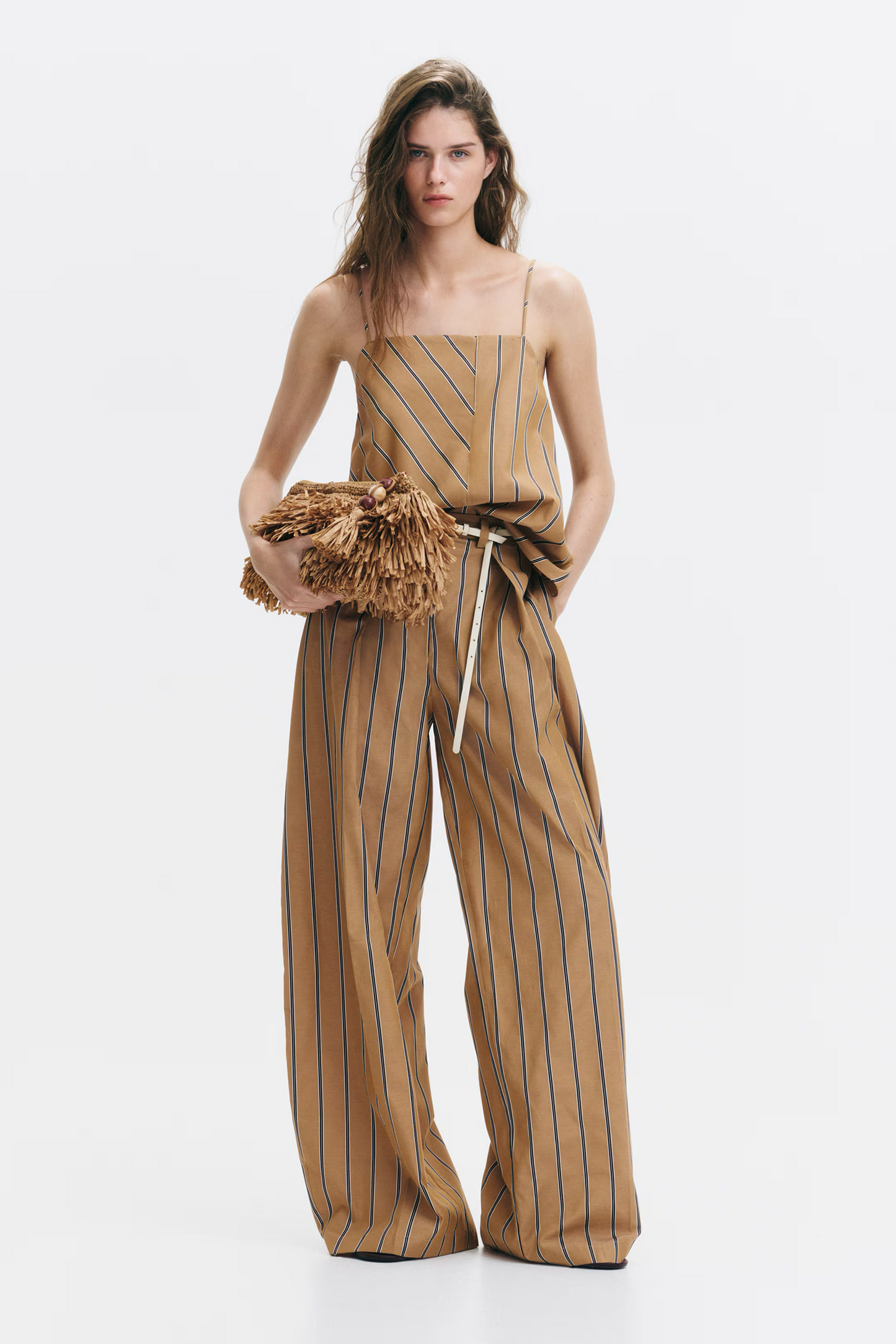 Wide Wrap-detail Trousers