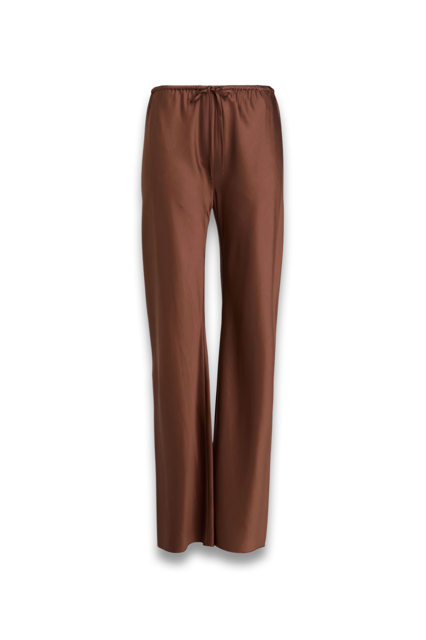 Billie Silk-blend Satin Straight-leg Pants