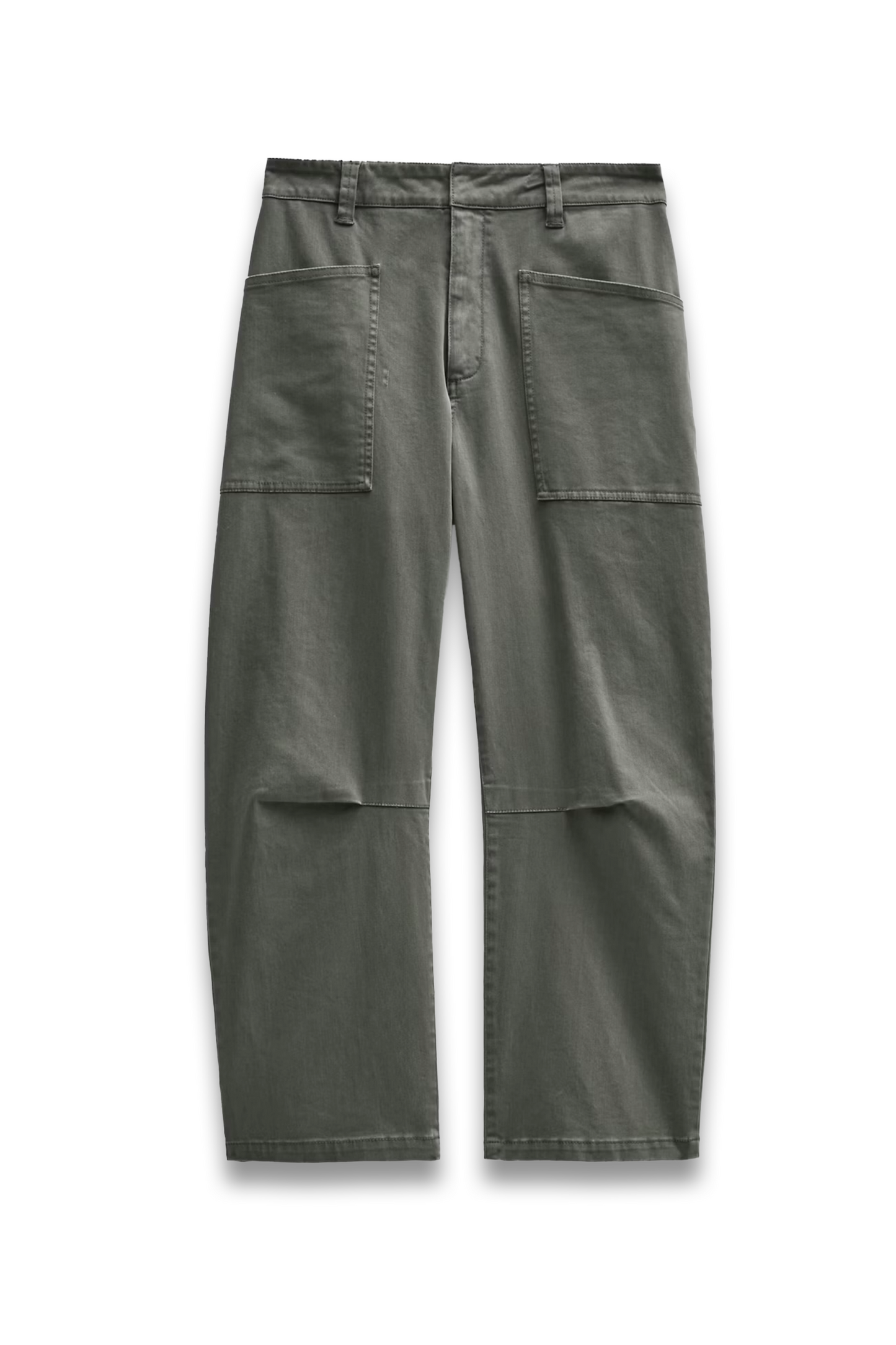 Cordi Barrel Leg Cotton Trousers