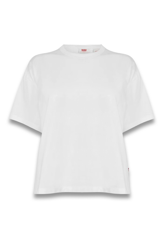 Women's Vintage Short-sleeve Bright White T-Shirt