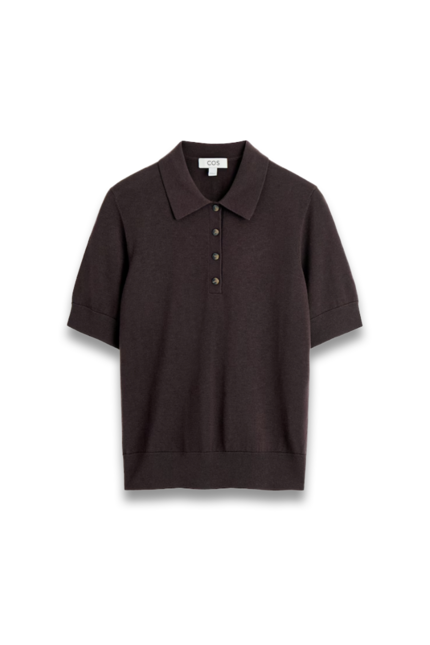 Shrunken Wool-Blend Polo Shirt