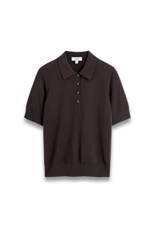 Shrunken Wool-Blend Polo Shirt