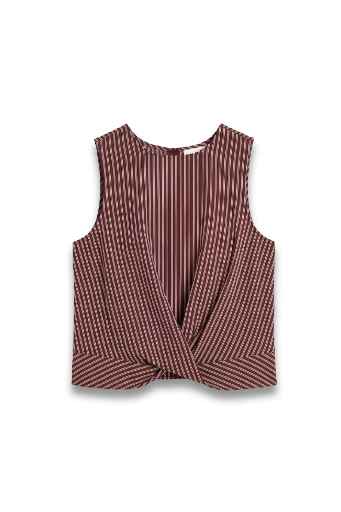Maggie Stripe Twist Front Top