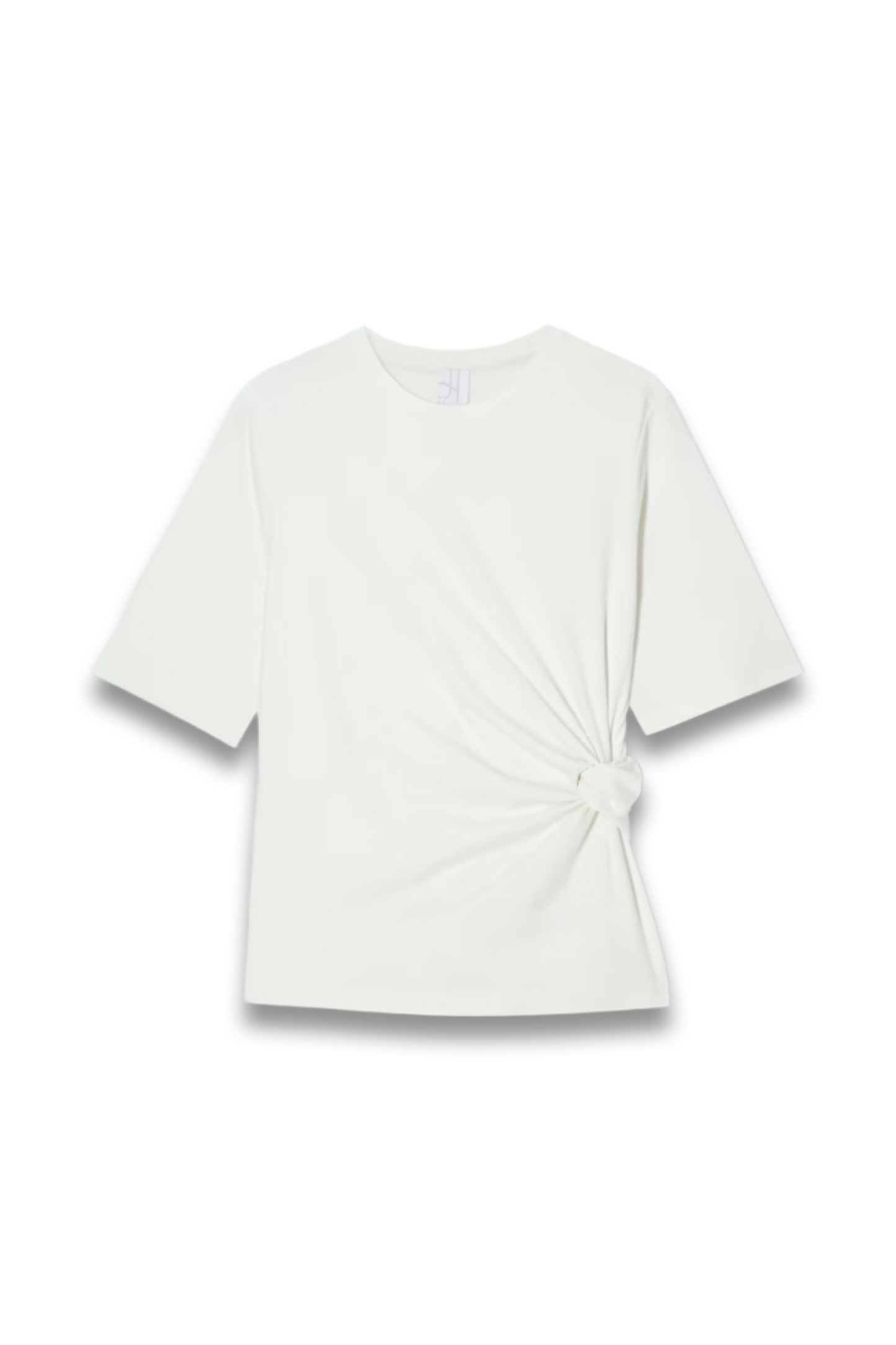 Knot-detail Cotton T-shirt