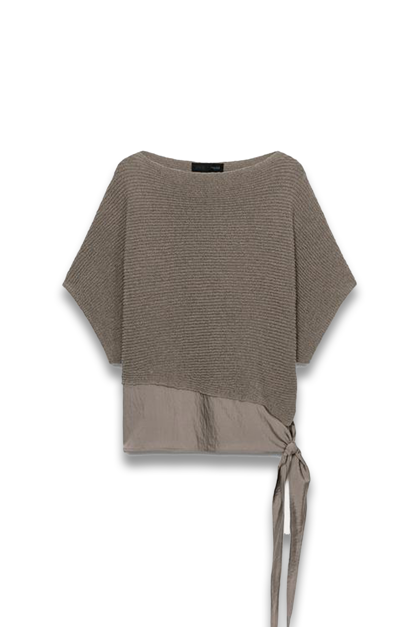 Contrast Knot Knit Top