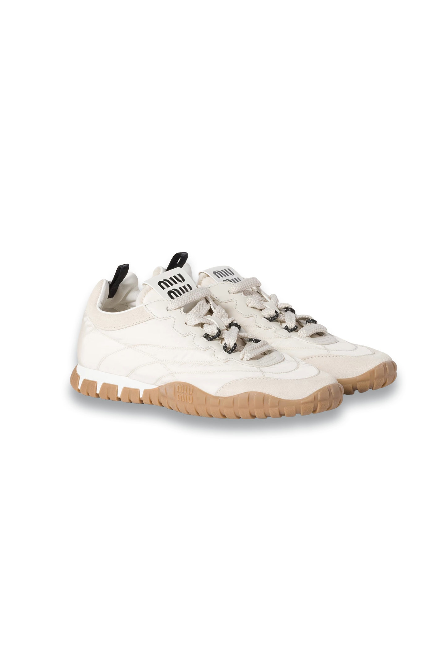 Tyre Technical Fabric And Suede Sneakers