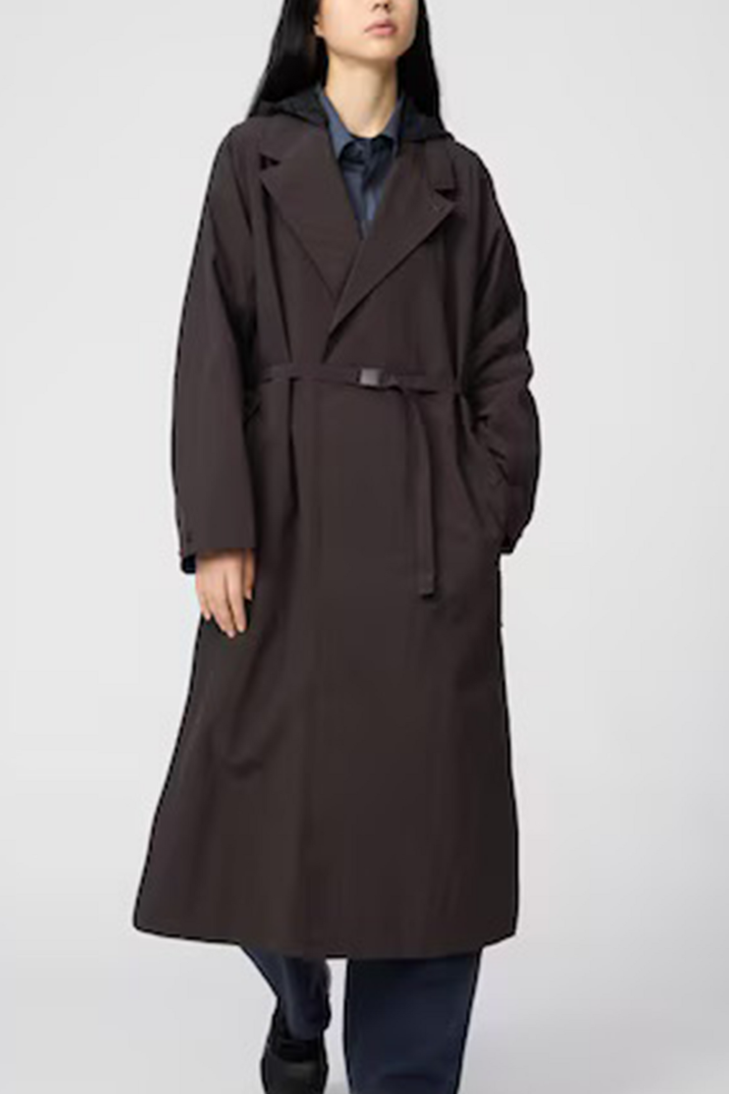 Single Breasted Long Coat