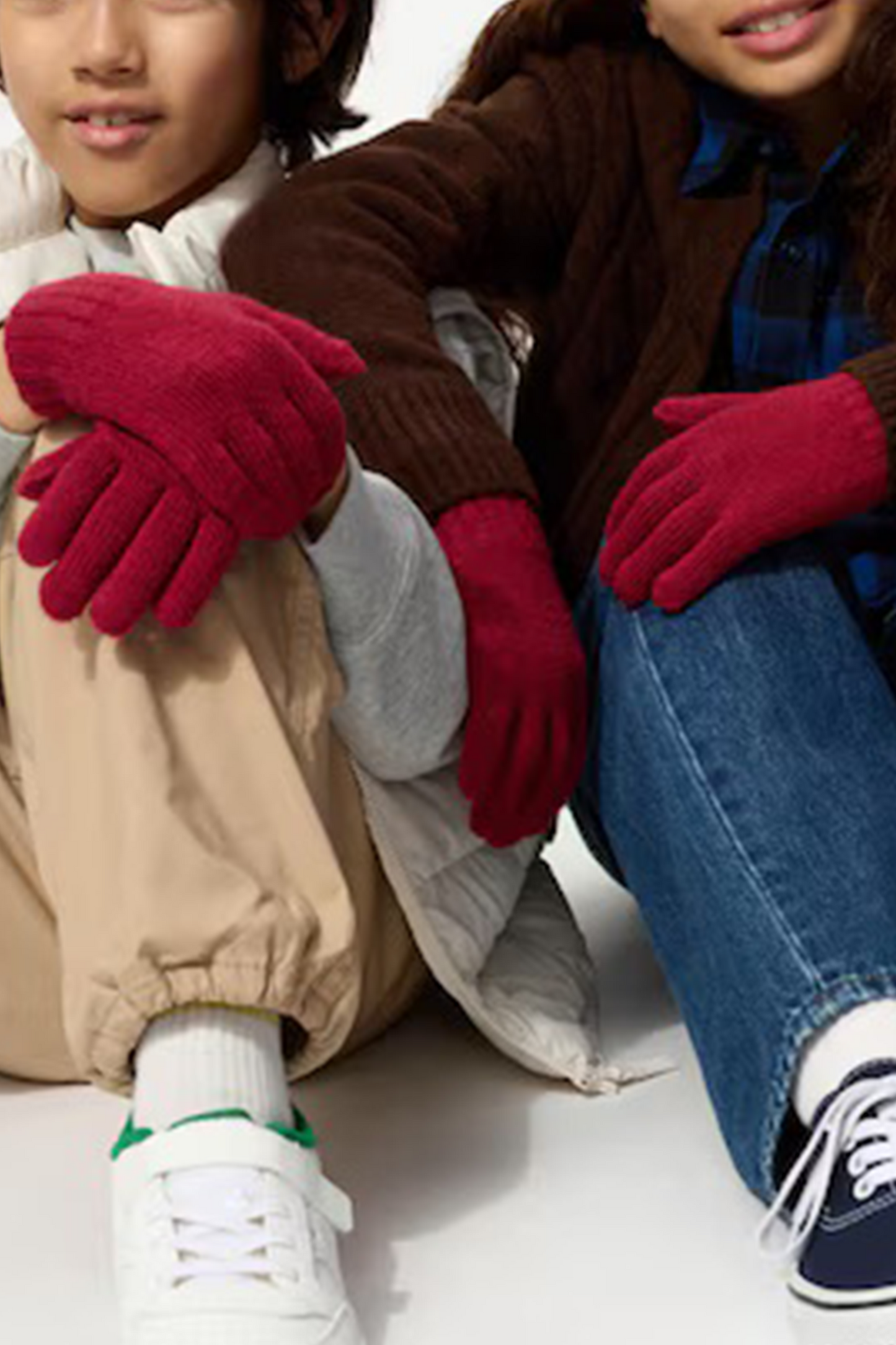 Kids Heattech Knit Gloves