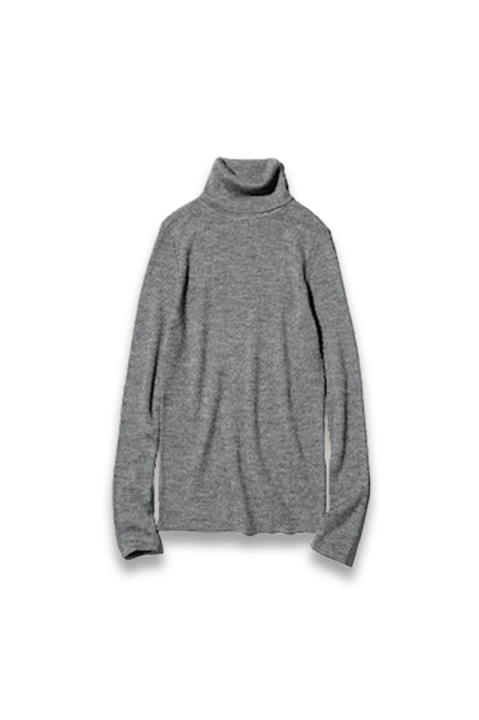 Extra-fine Merino Ribbed Turtleneck Sweater