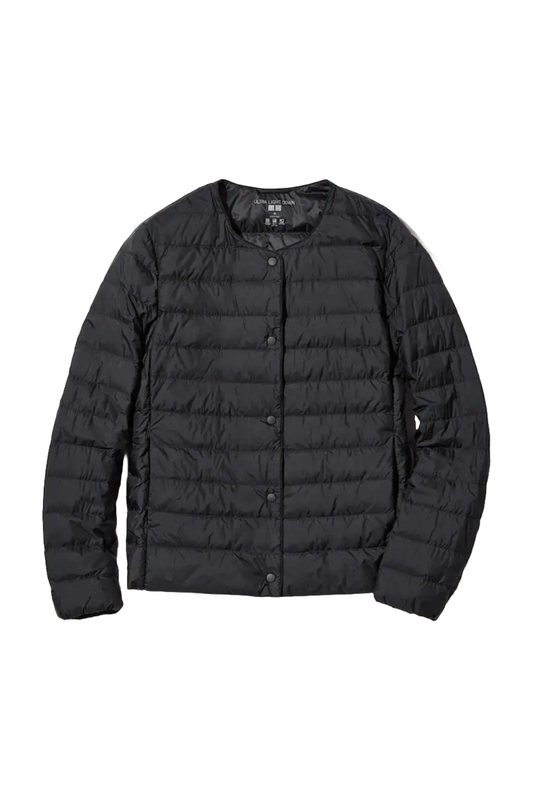 Ultra Light Down Compact Black Jacket