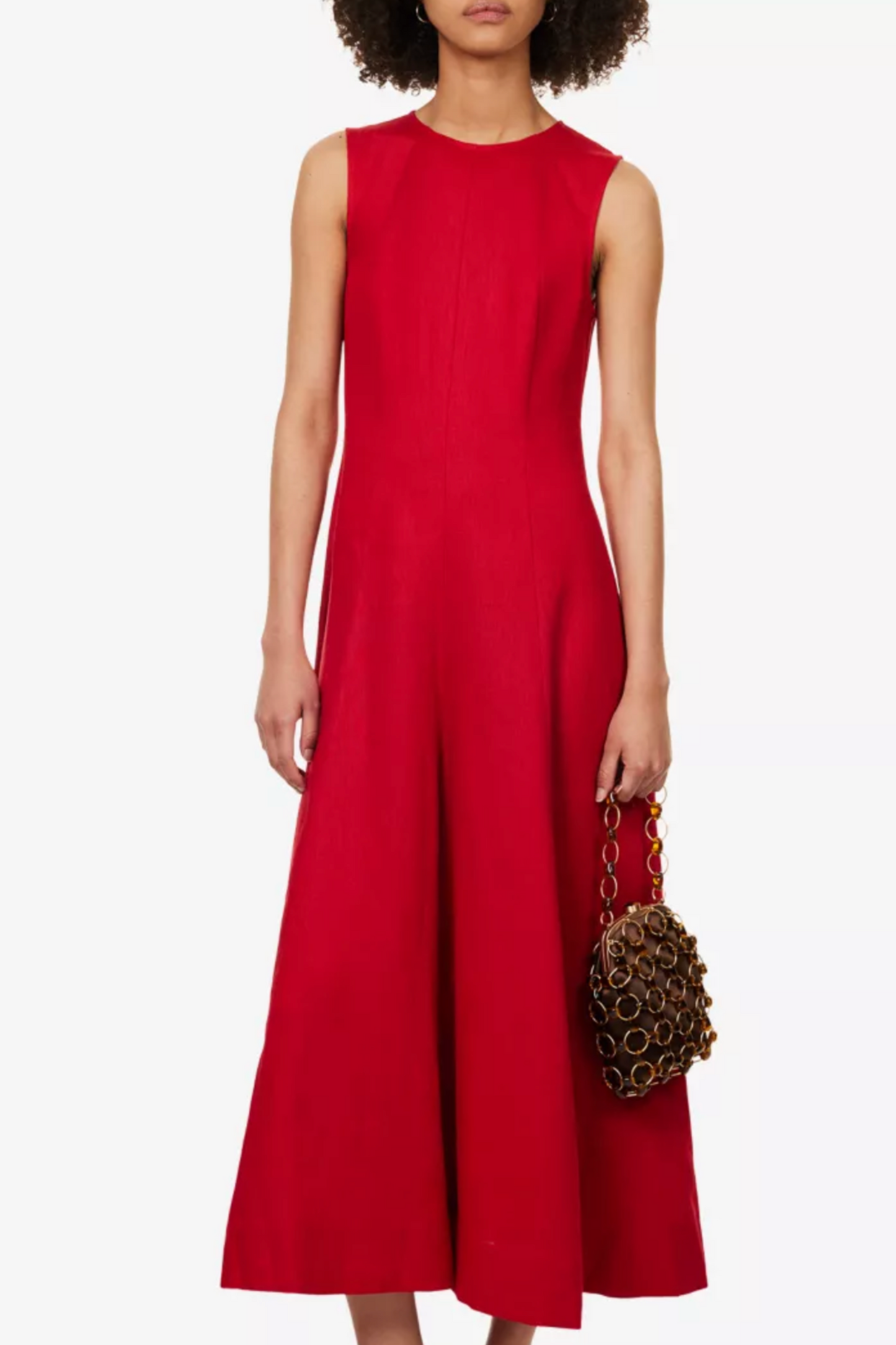 Cecilia Linen Midi Dress