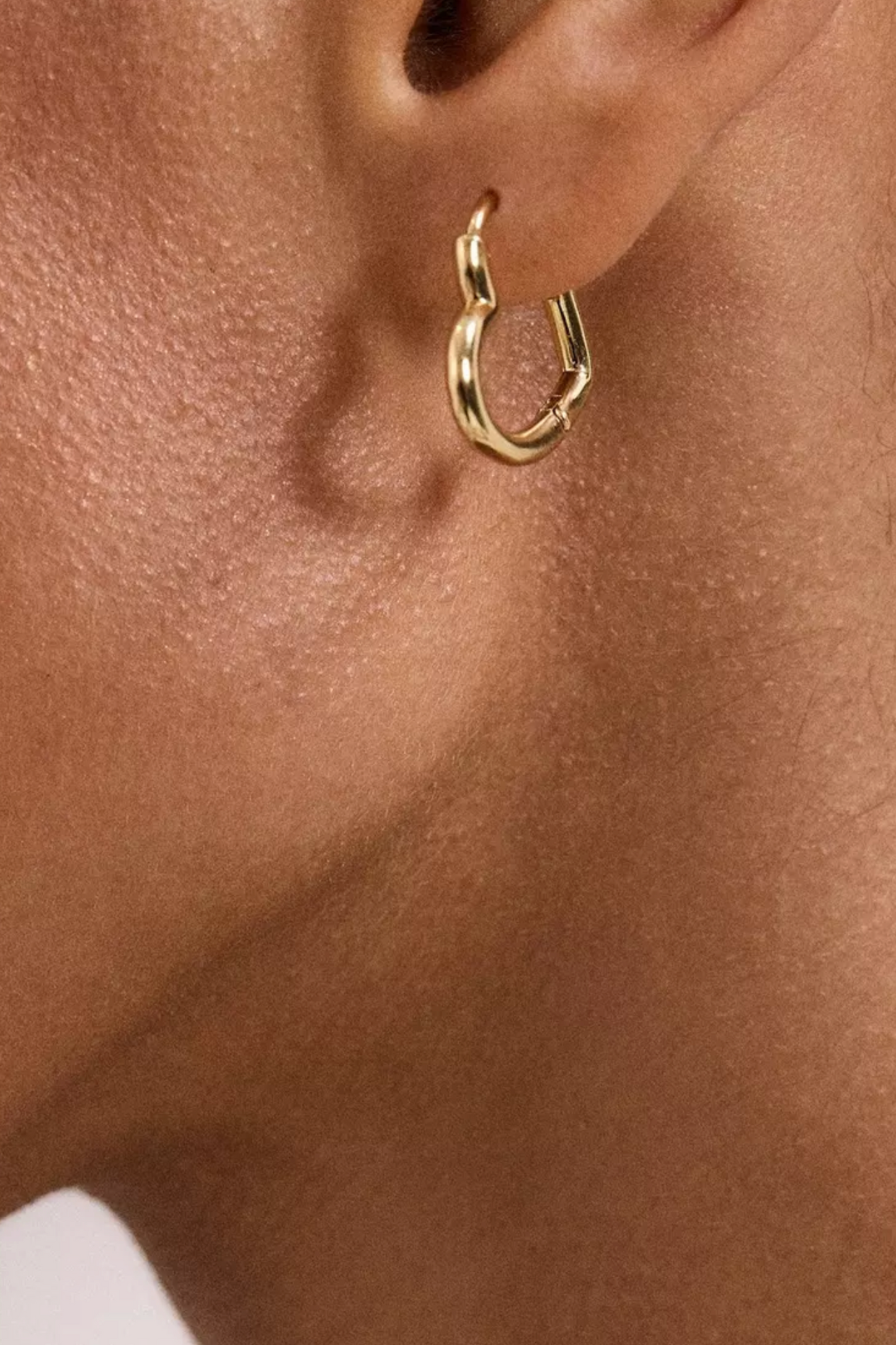 Mini Heart Hoop Earrings