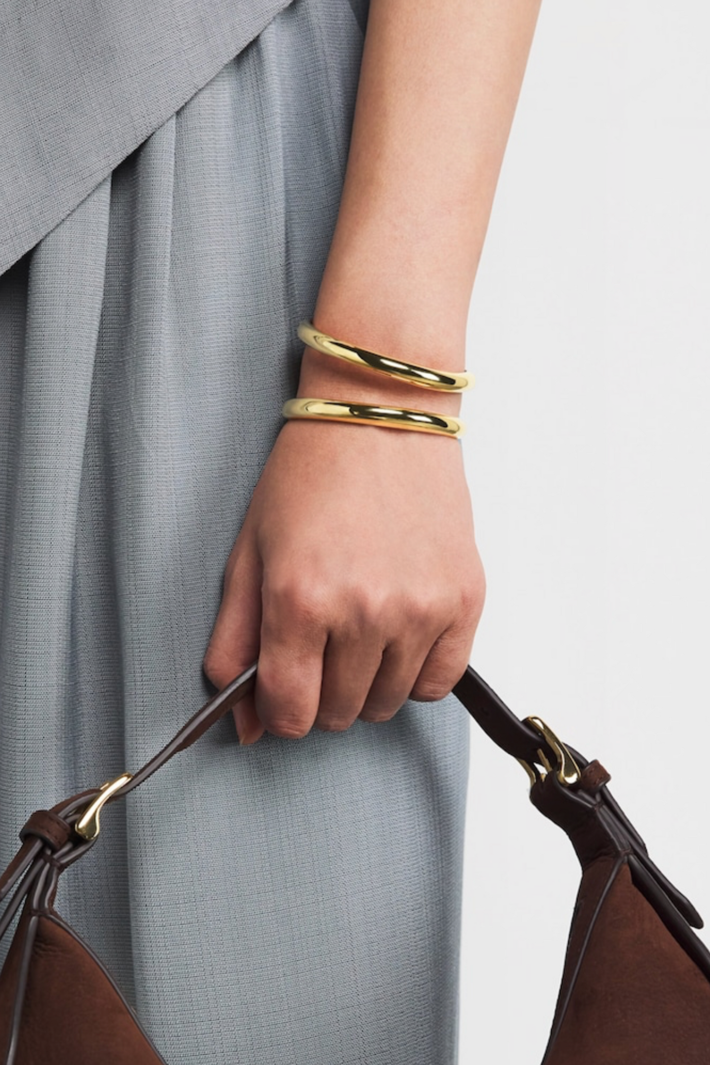 Gold-Plated Maggie Cuff Bangle
