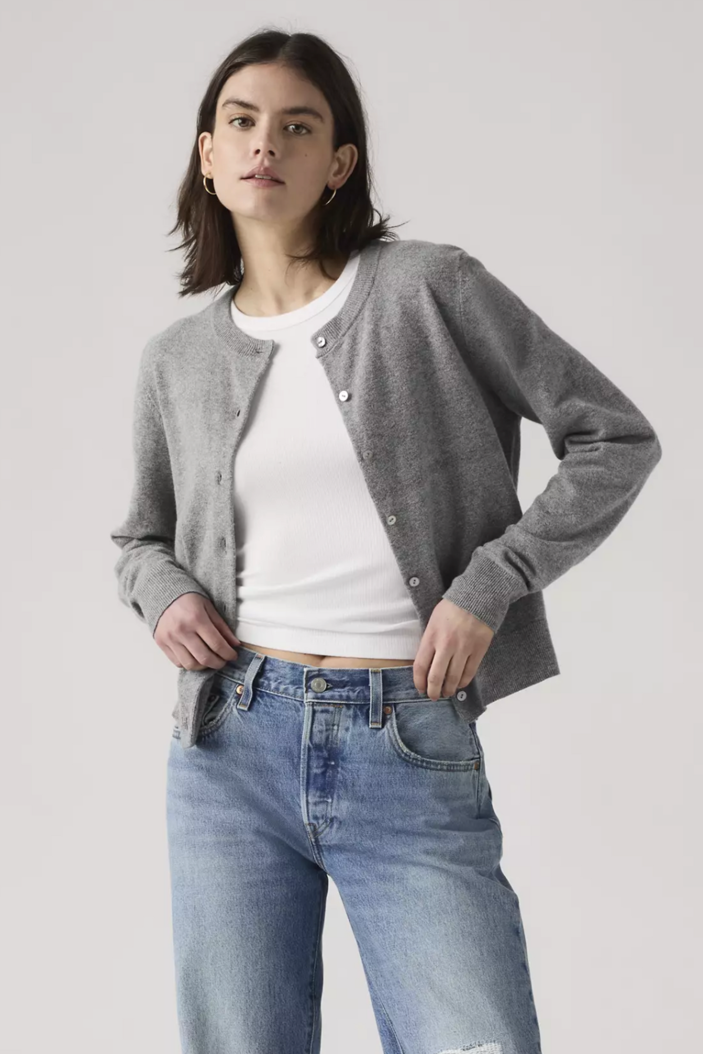 Supersoft Crewneck Cardigan