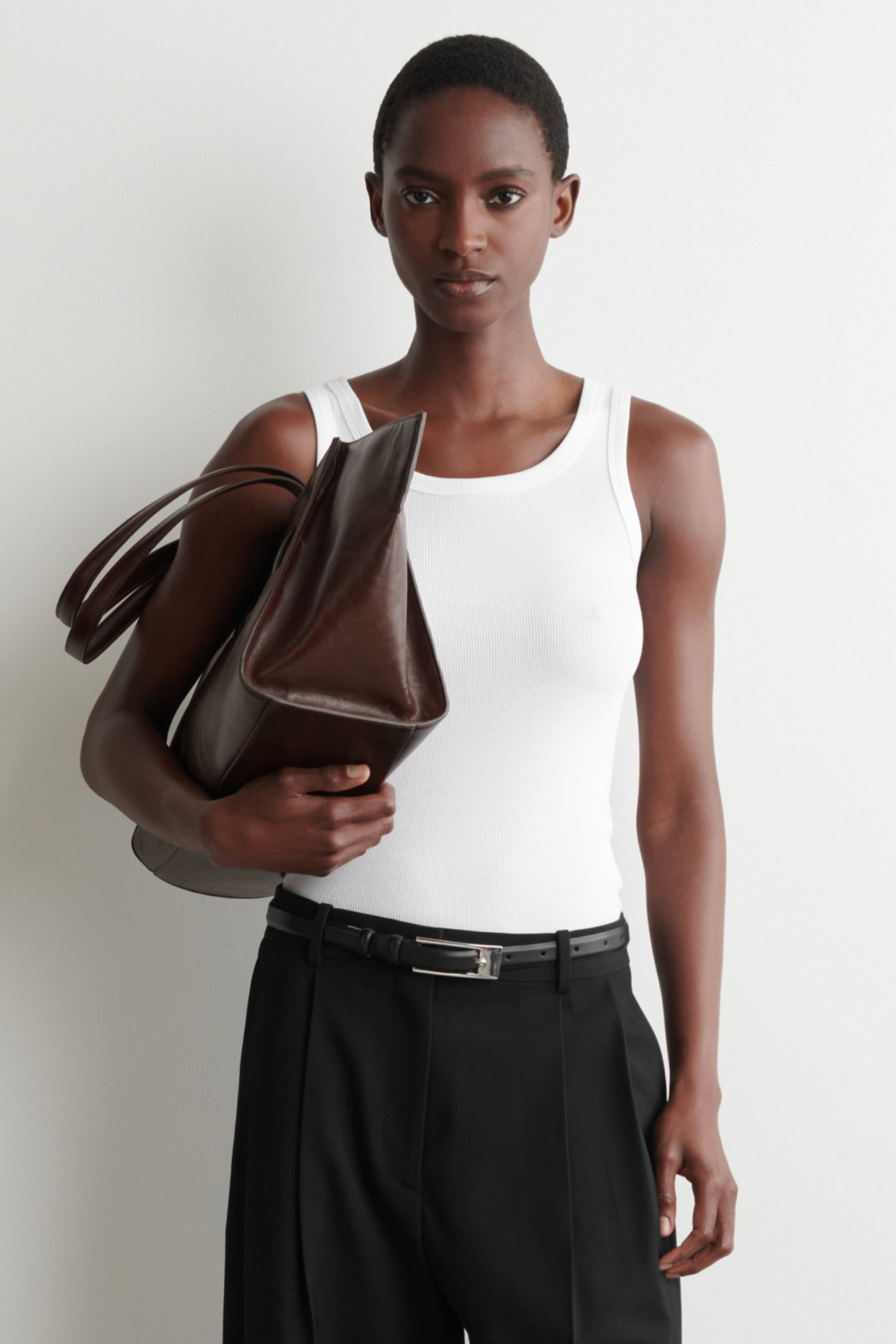 Ribbed Cotton Tank Top