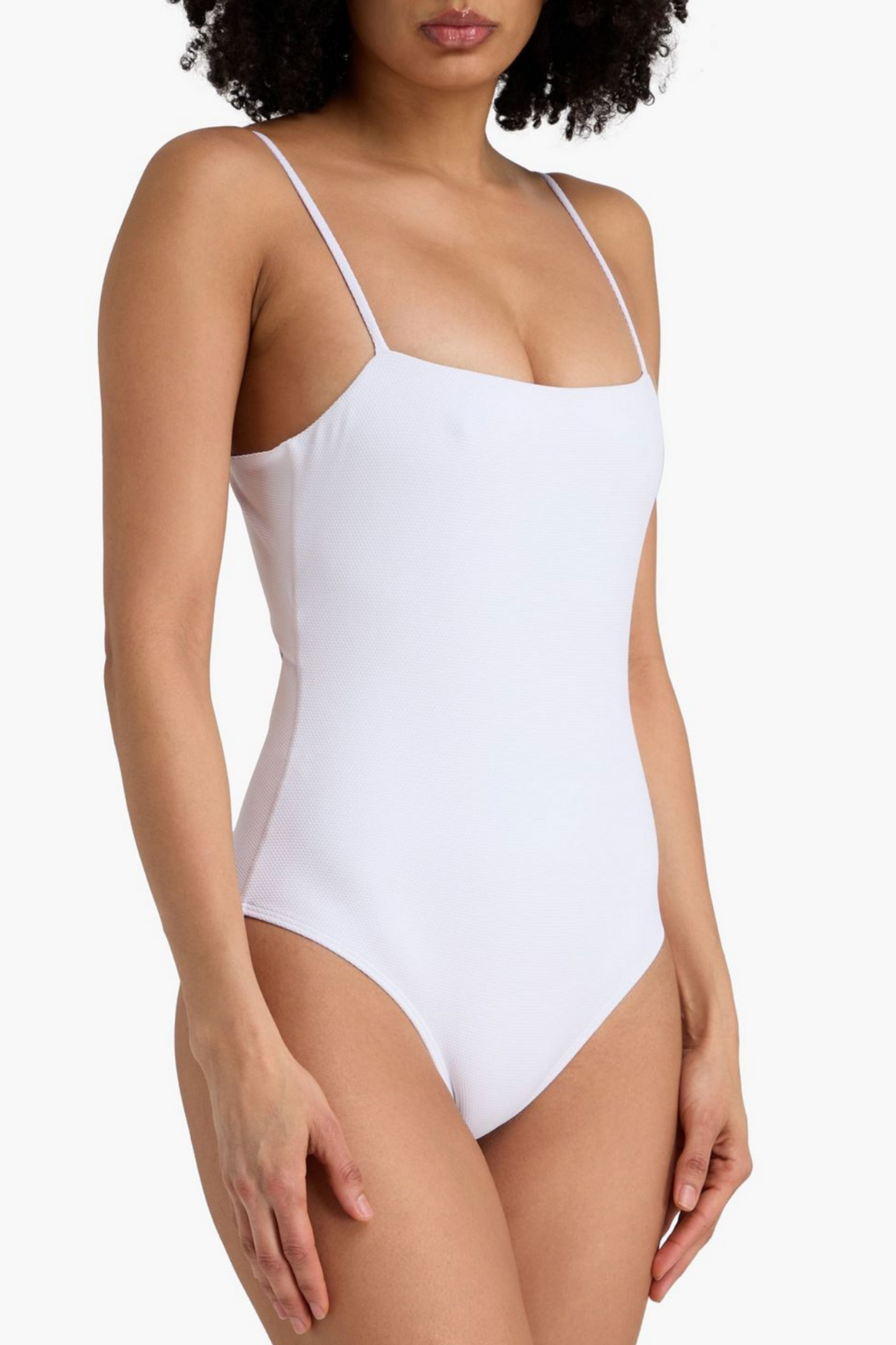 Paloma Cutout Piqué Swimsuit
