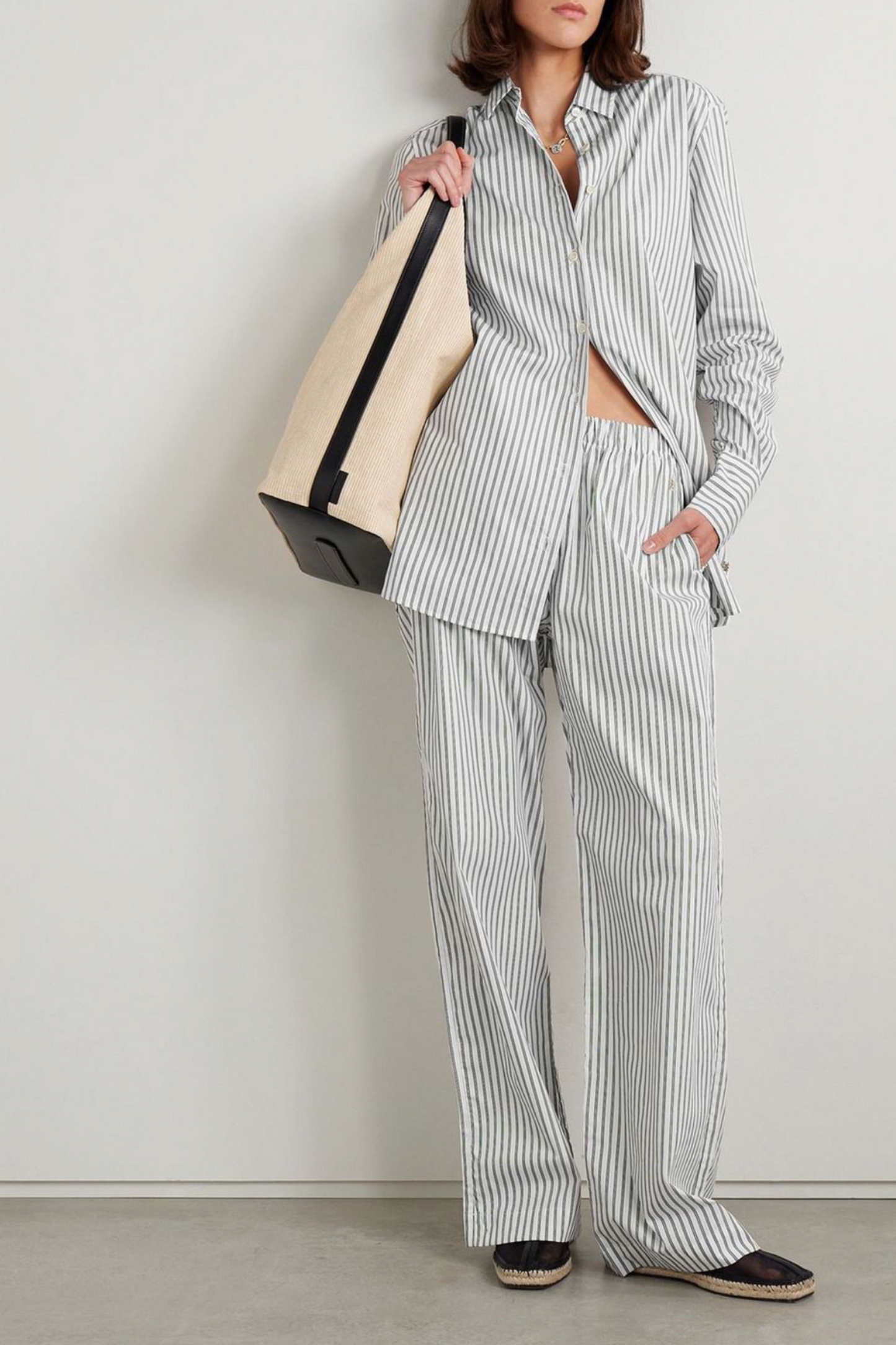 Striped Cotton-poplin Shirt