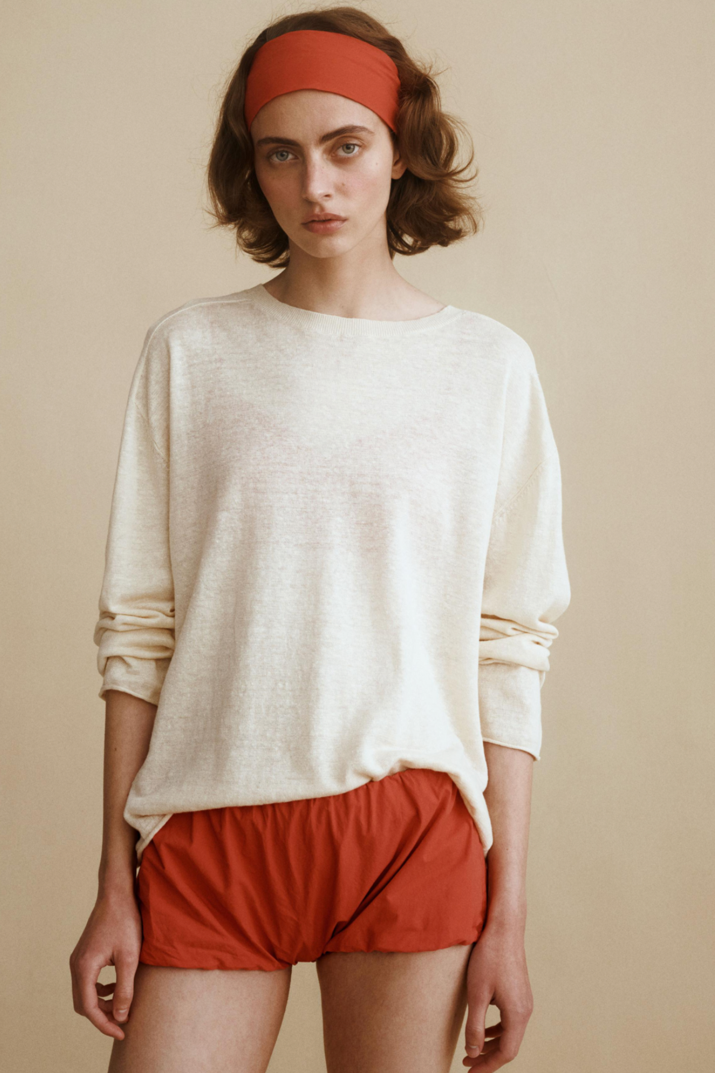 100% Linen Knit Jumper