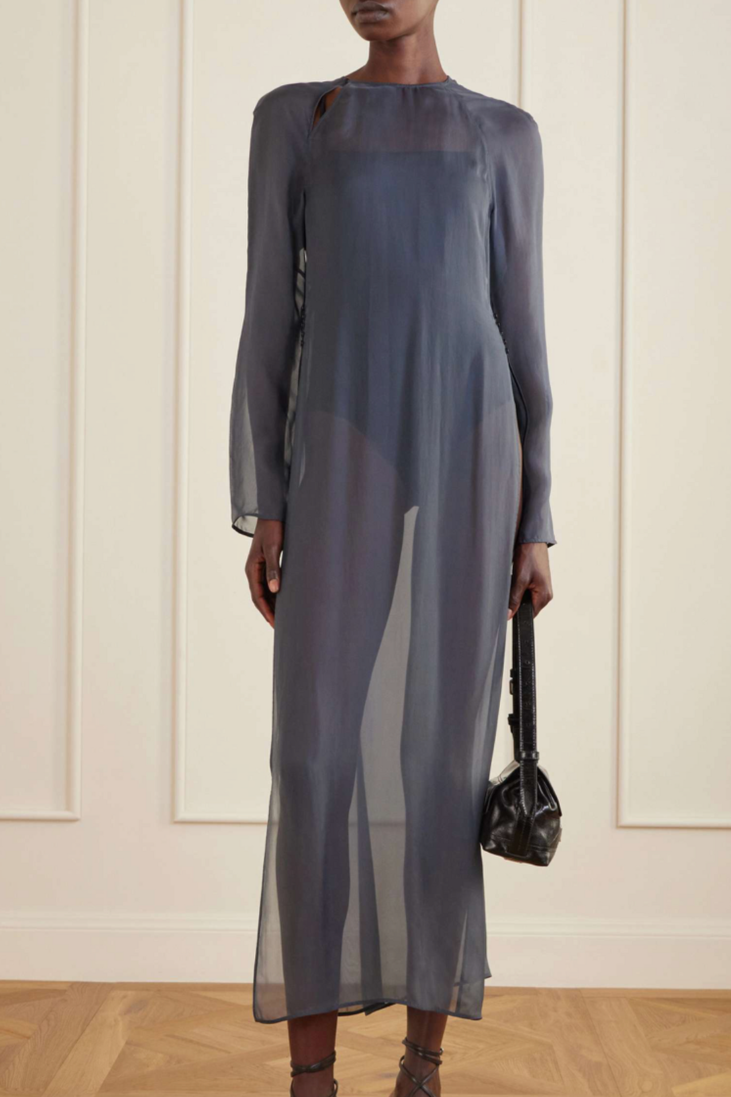 Crepe Maxi Dress