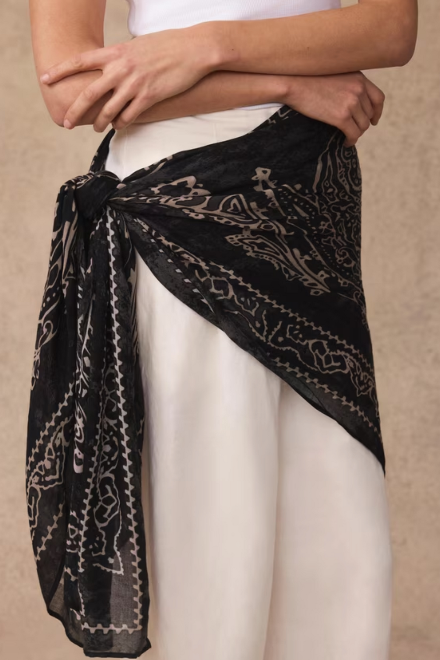 Bandana Print Scarf
