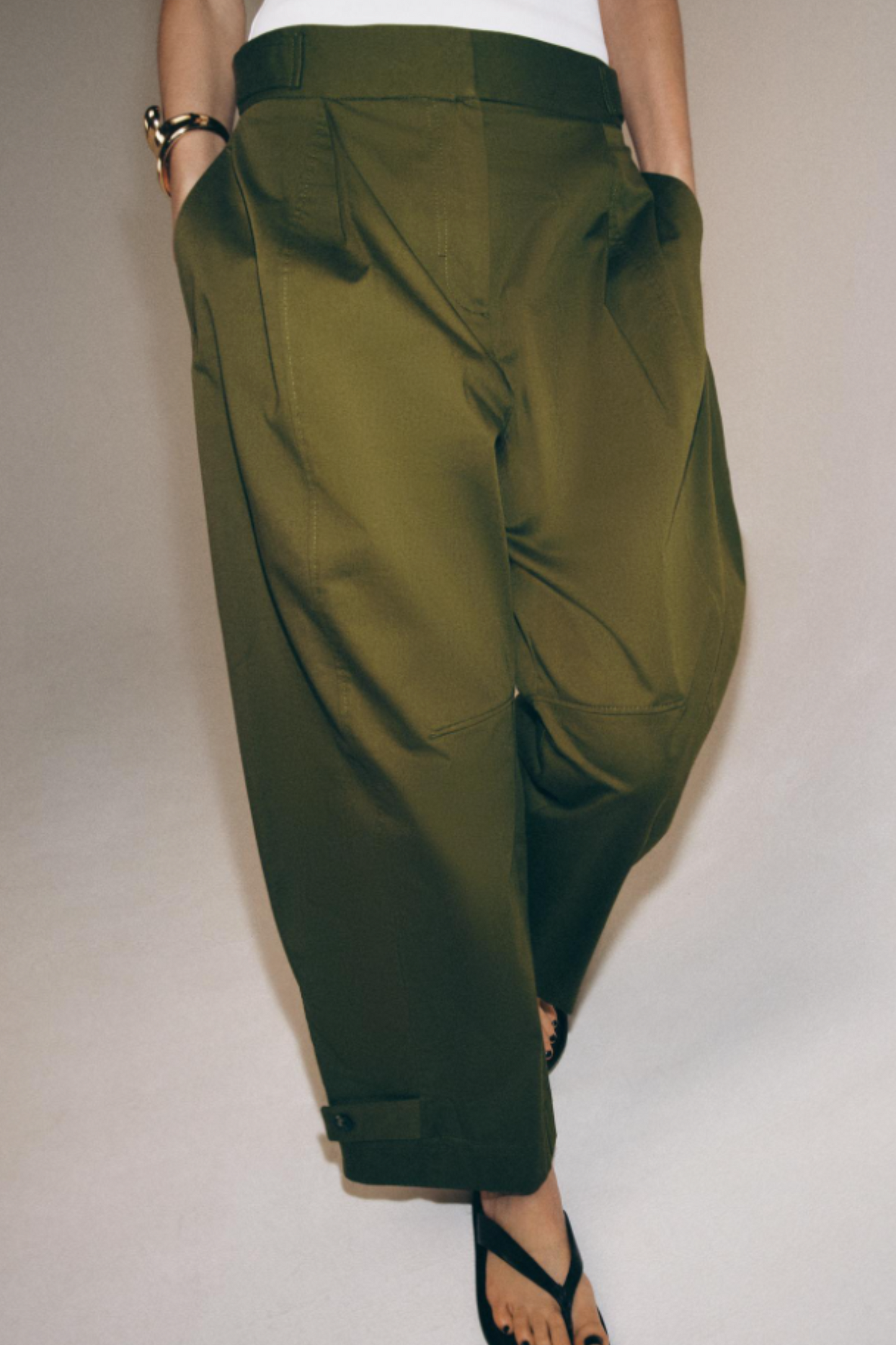 Chino Trousers With Belt Loops