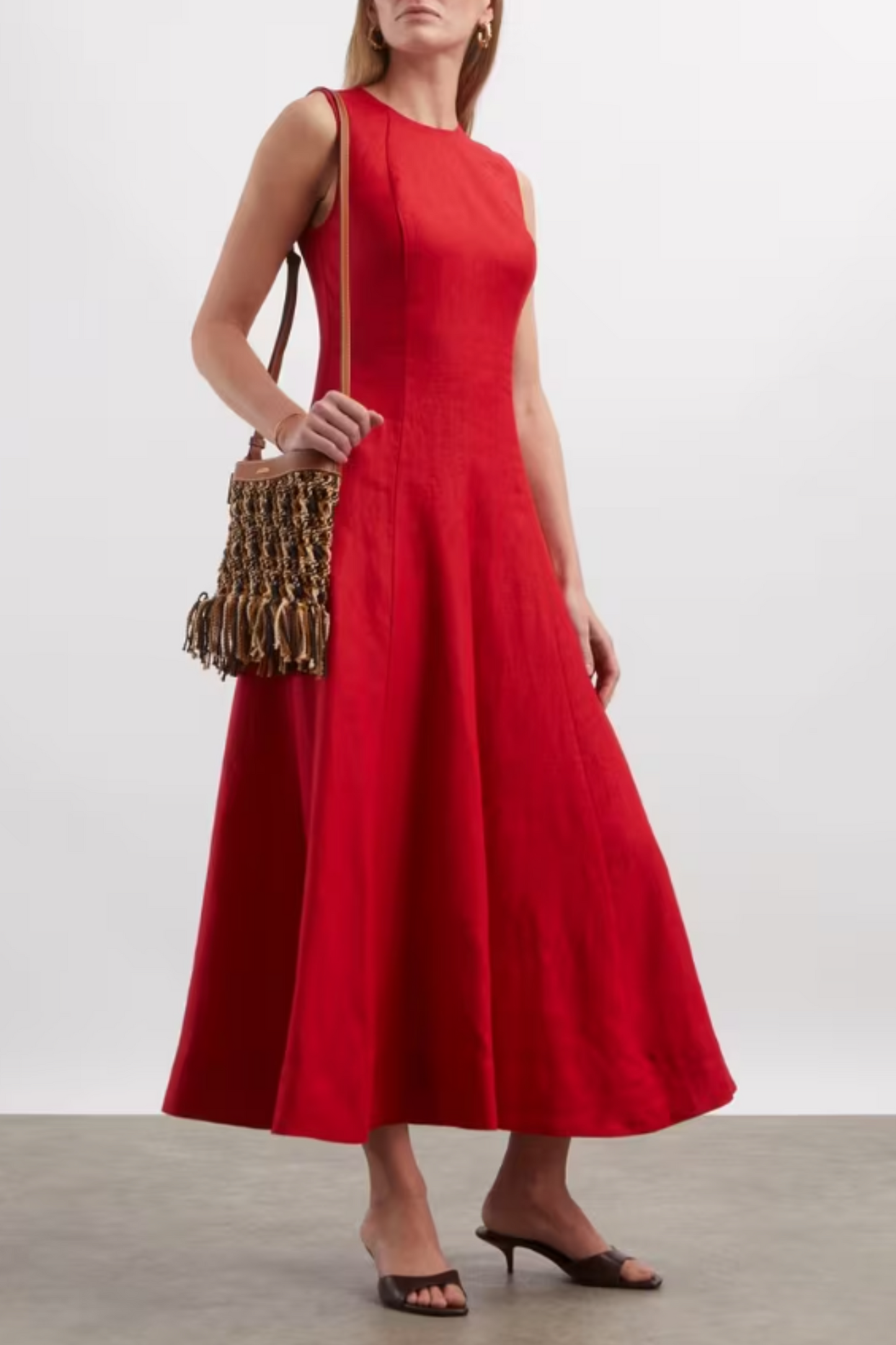 Cecilia Linen Maxi Dress