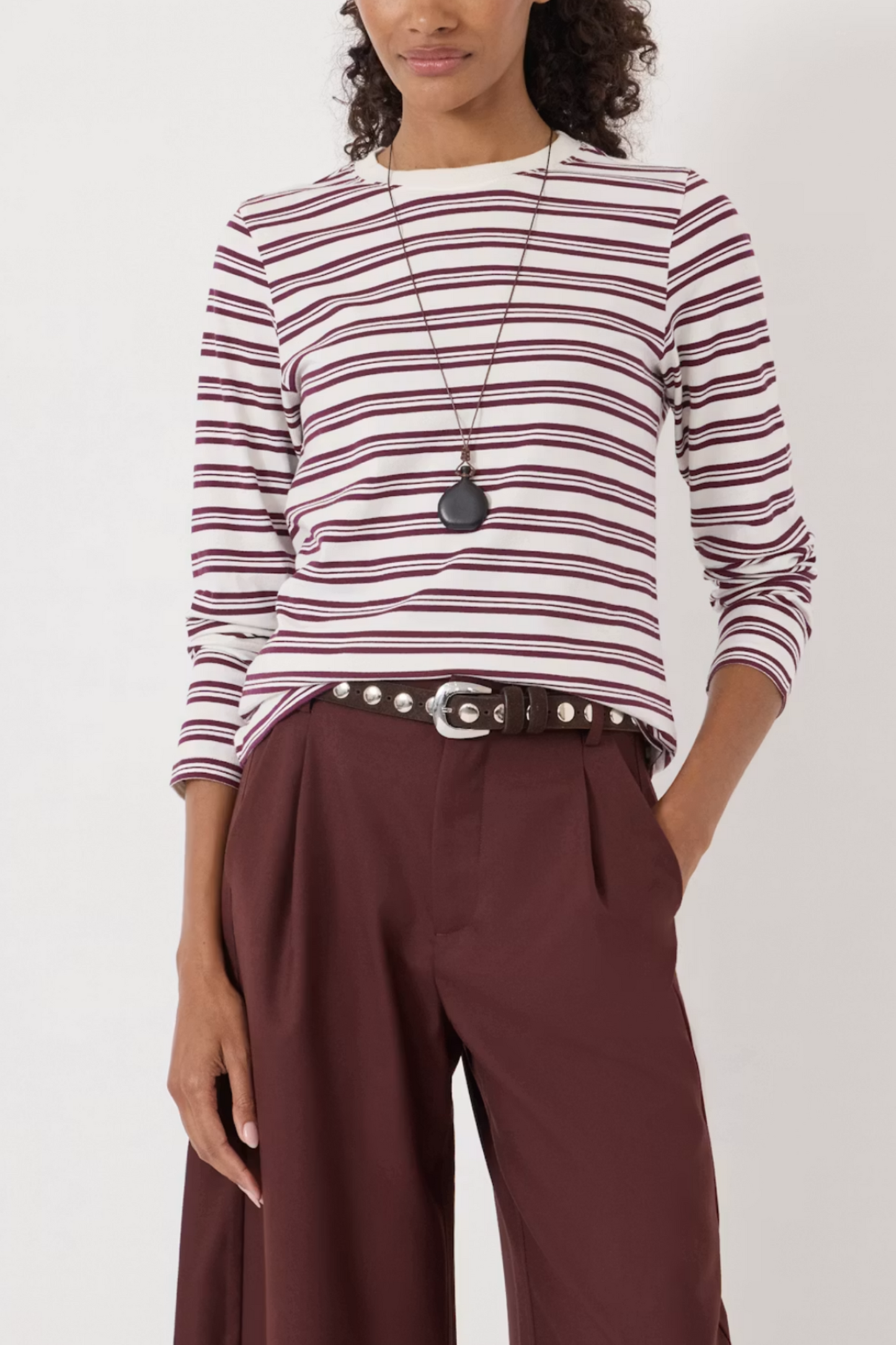 Mia Stripe Slim Long Sleeve