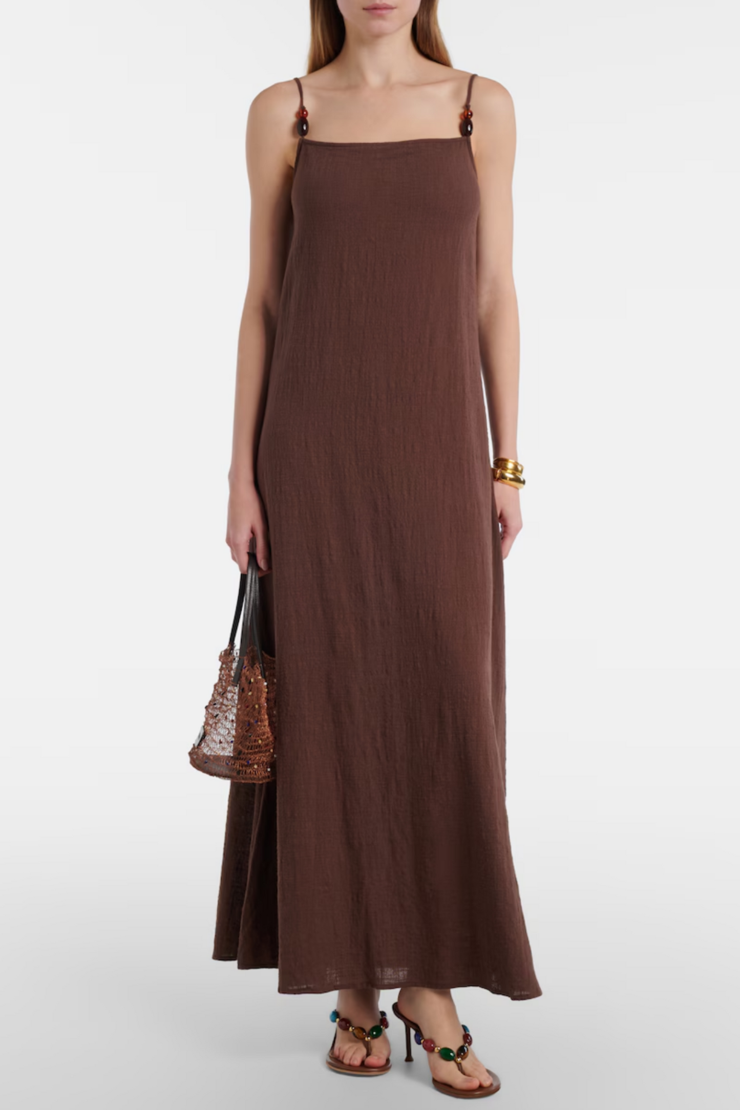 Laura Cotton Gauze Maxi Dress