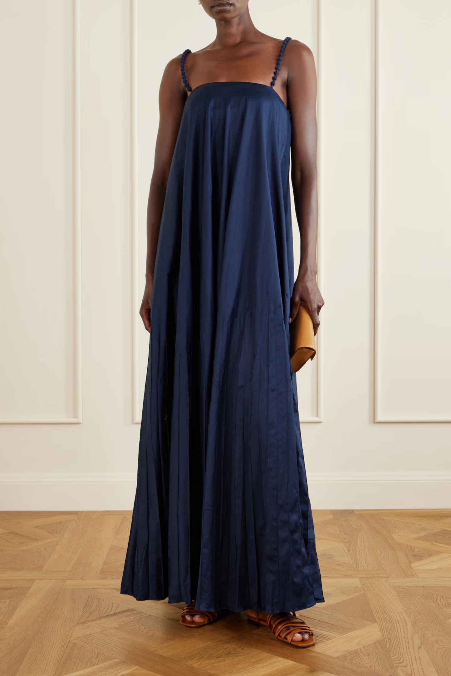 Asali Contigo Cotton-poplin Maxi Dress