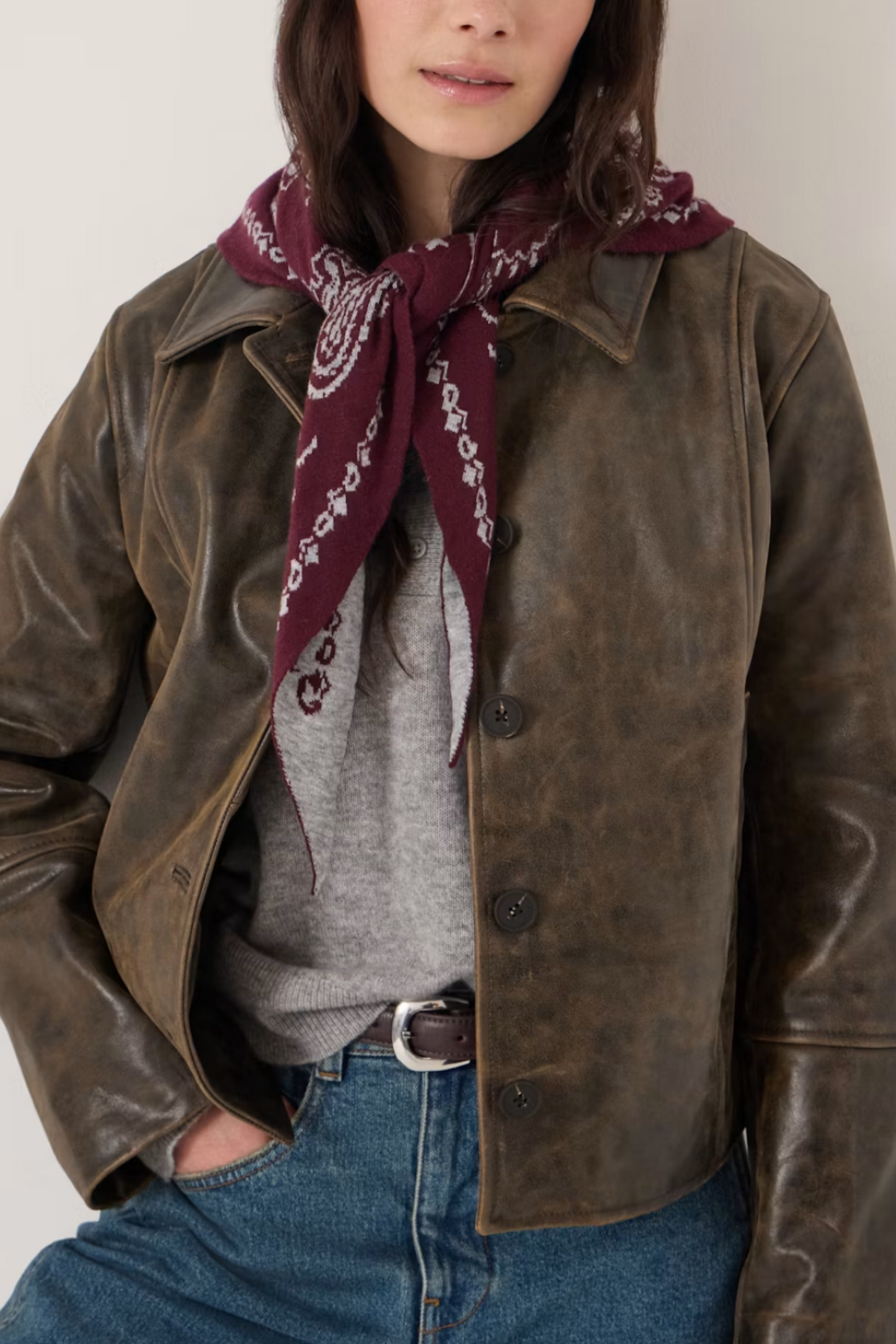 Paisley Triangle Scarf