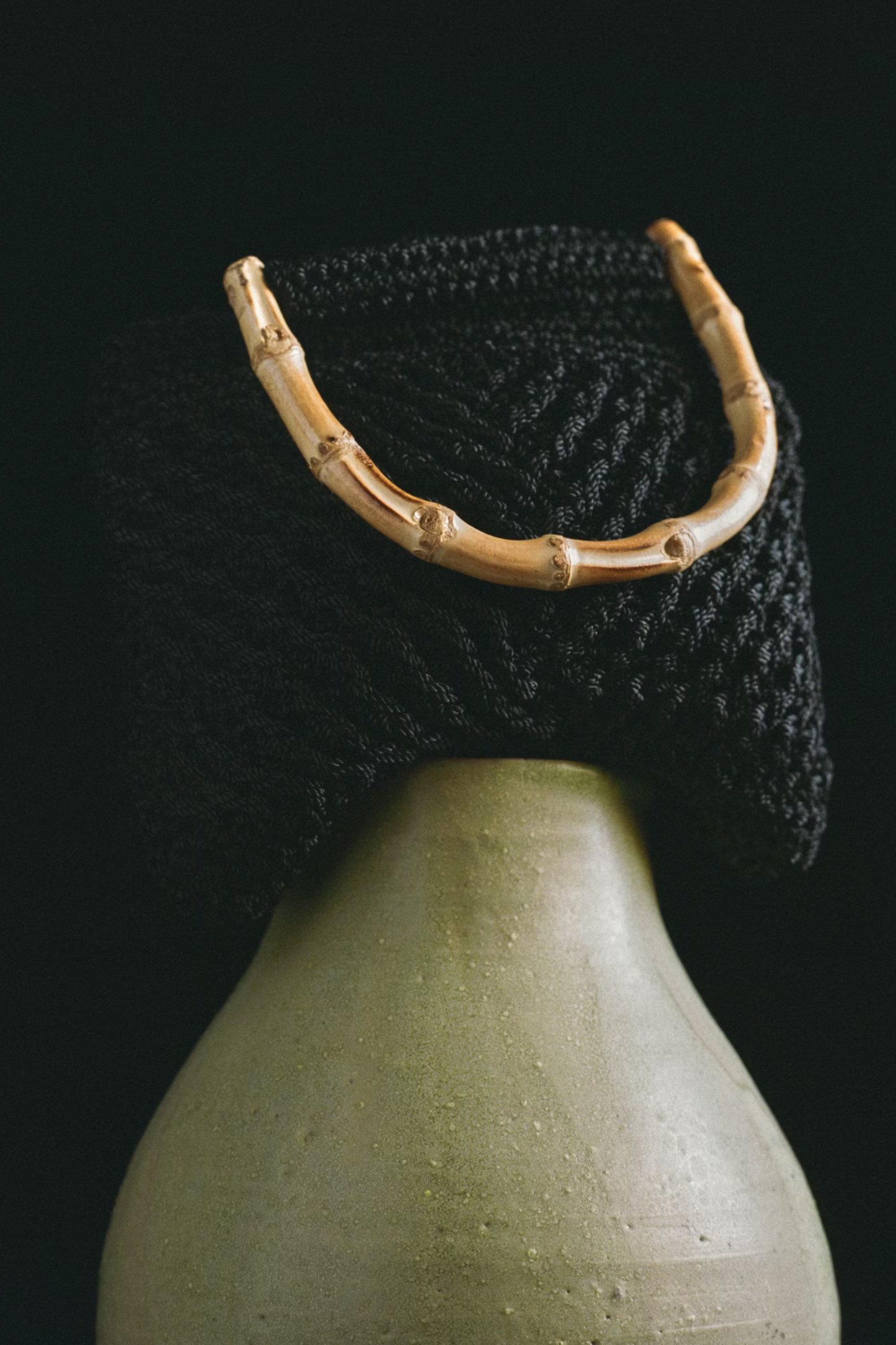 Bamboo Handle Handbag
