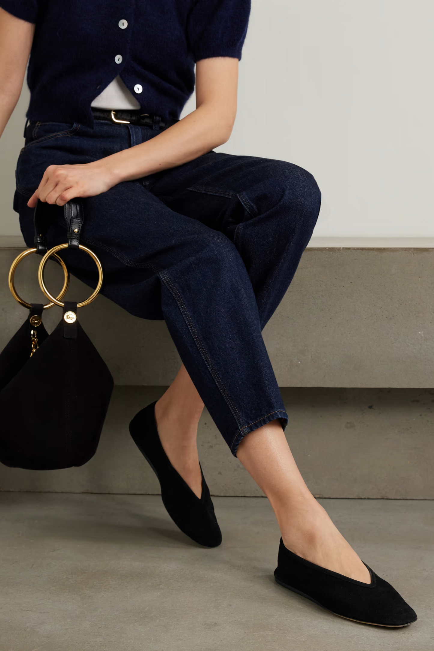 Luna Suede Ballet Flats